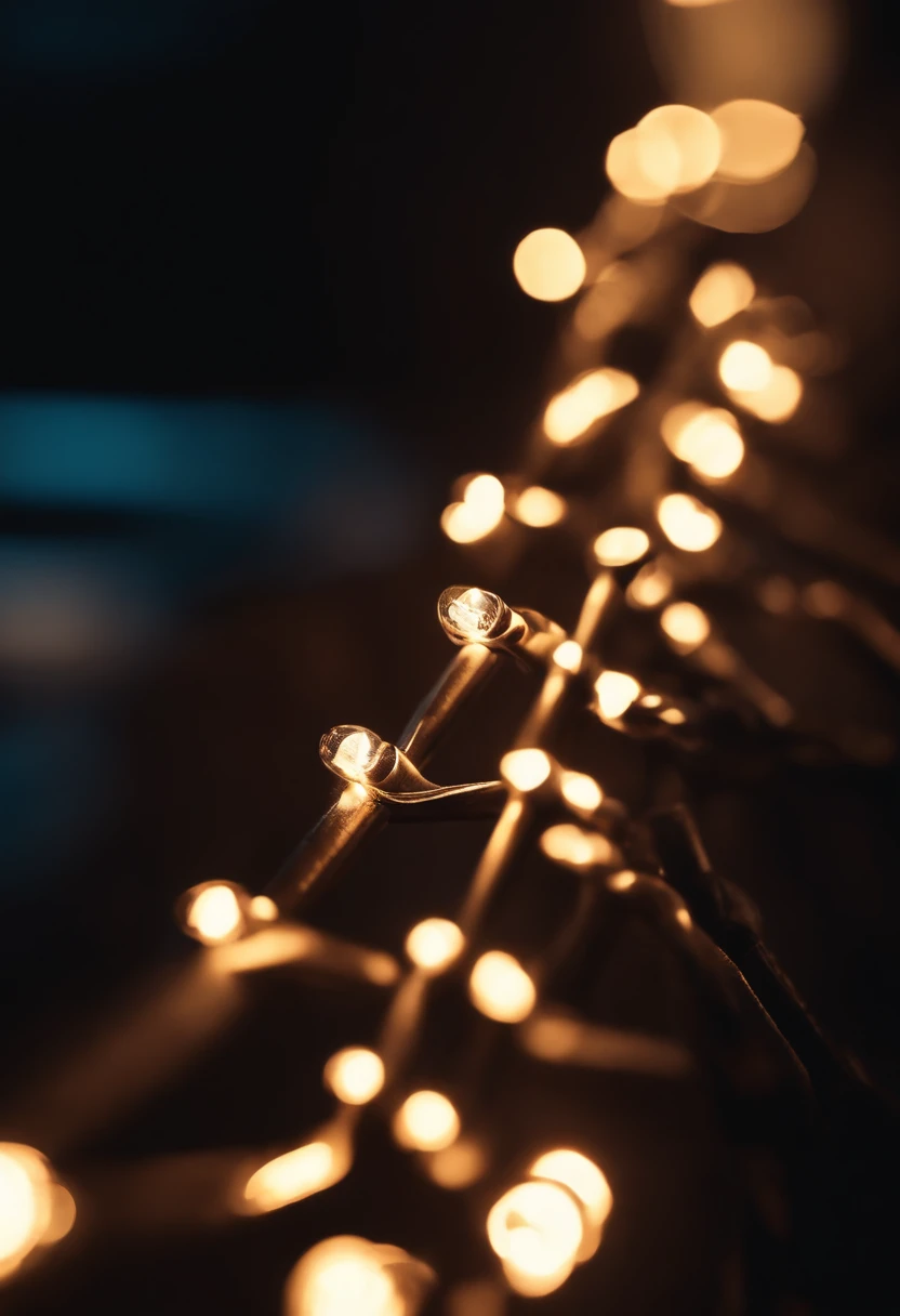 A close-up shot of electric bolts dancing and intertwining with each other, creating a visually captivating and abstract image of electric energy.
