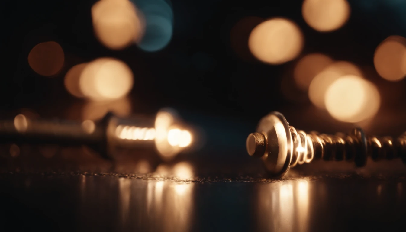 A close-up shot of electric bolts crackling and flickering across the background, creating a visually dynamic and electrifying image.
