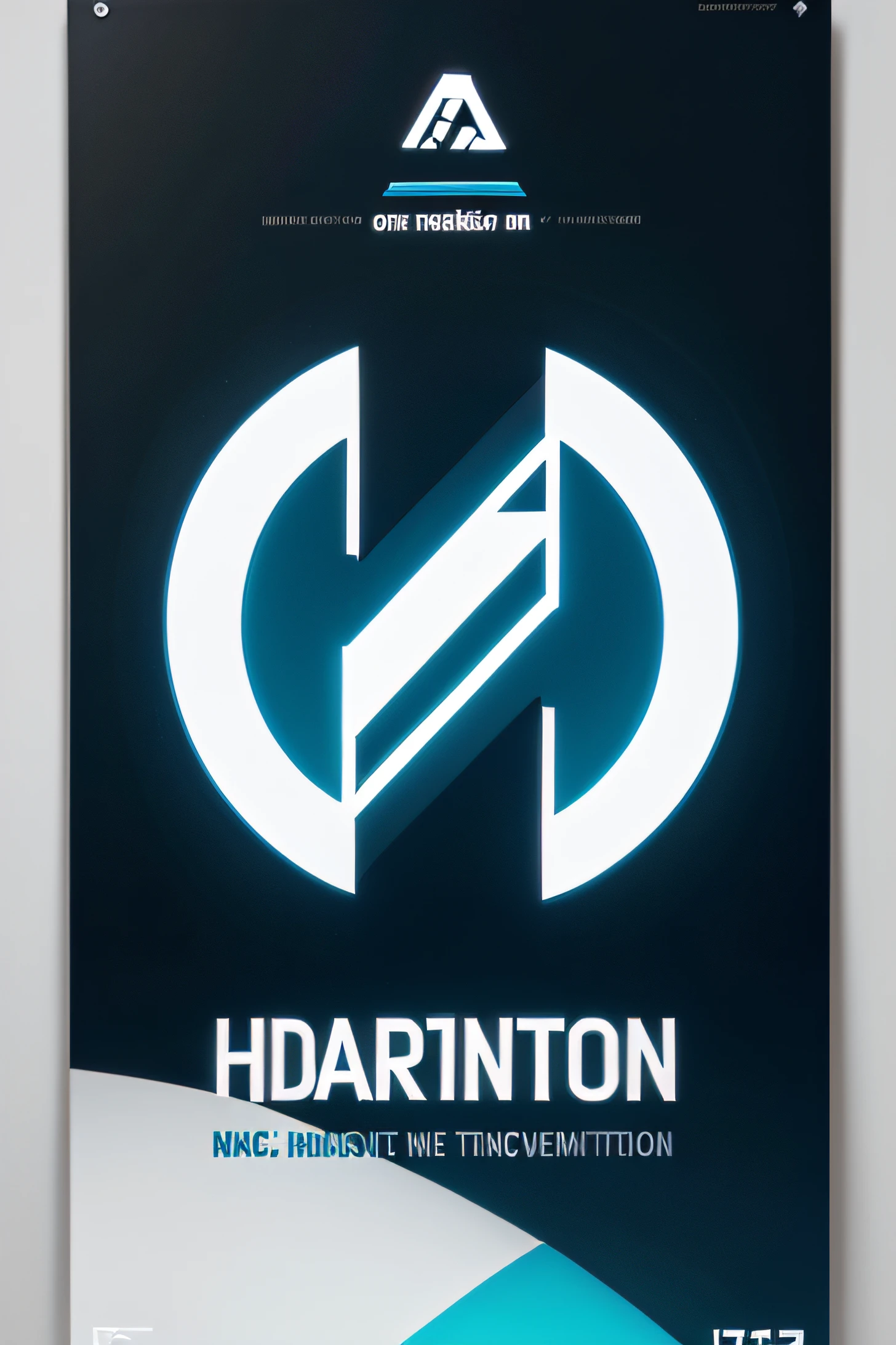 hackathon poster and design