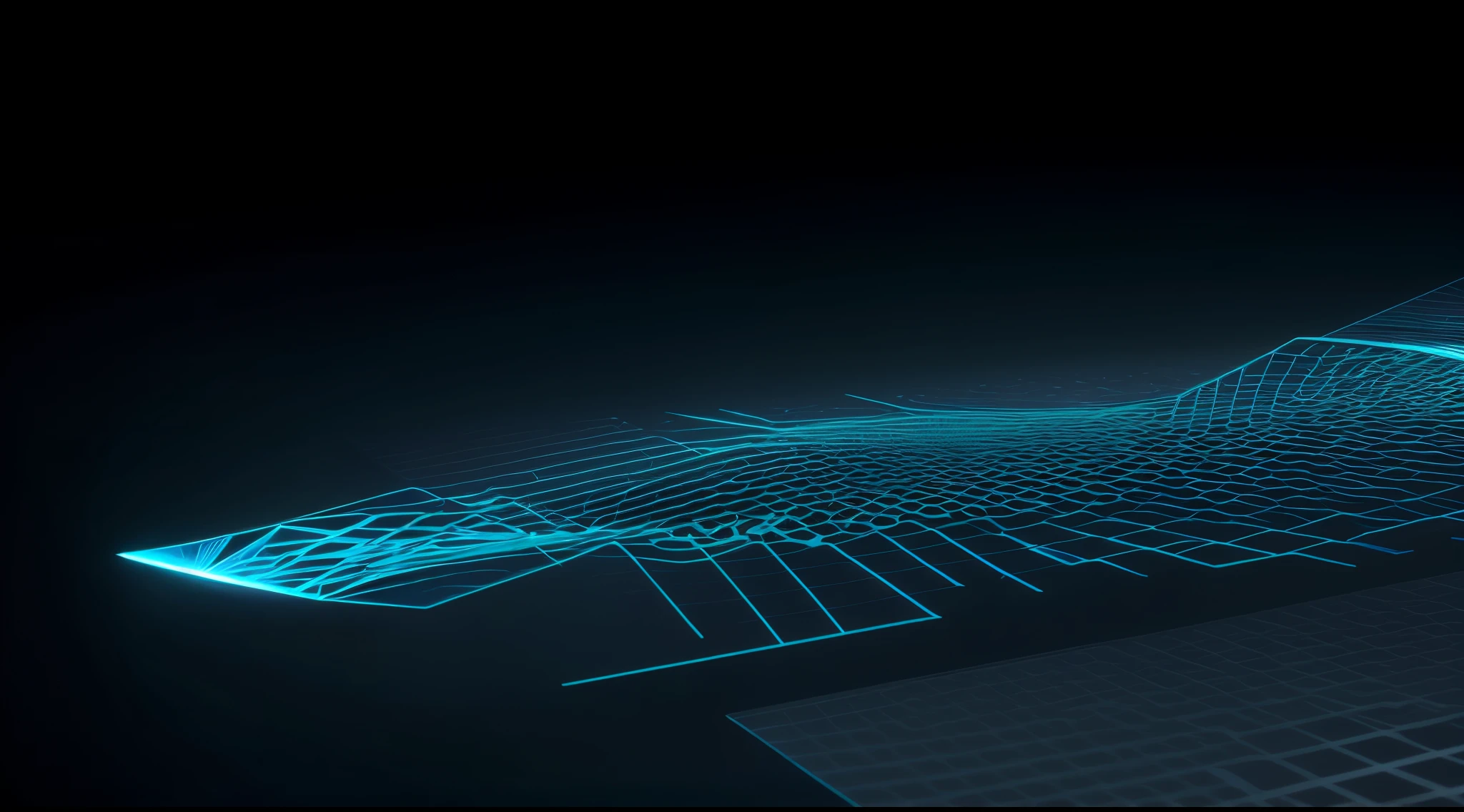 Engaging 3D visualization featuring stunning graphs、glinting