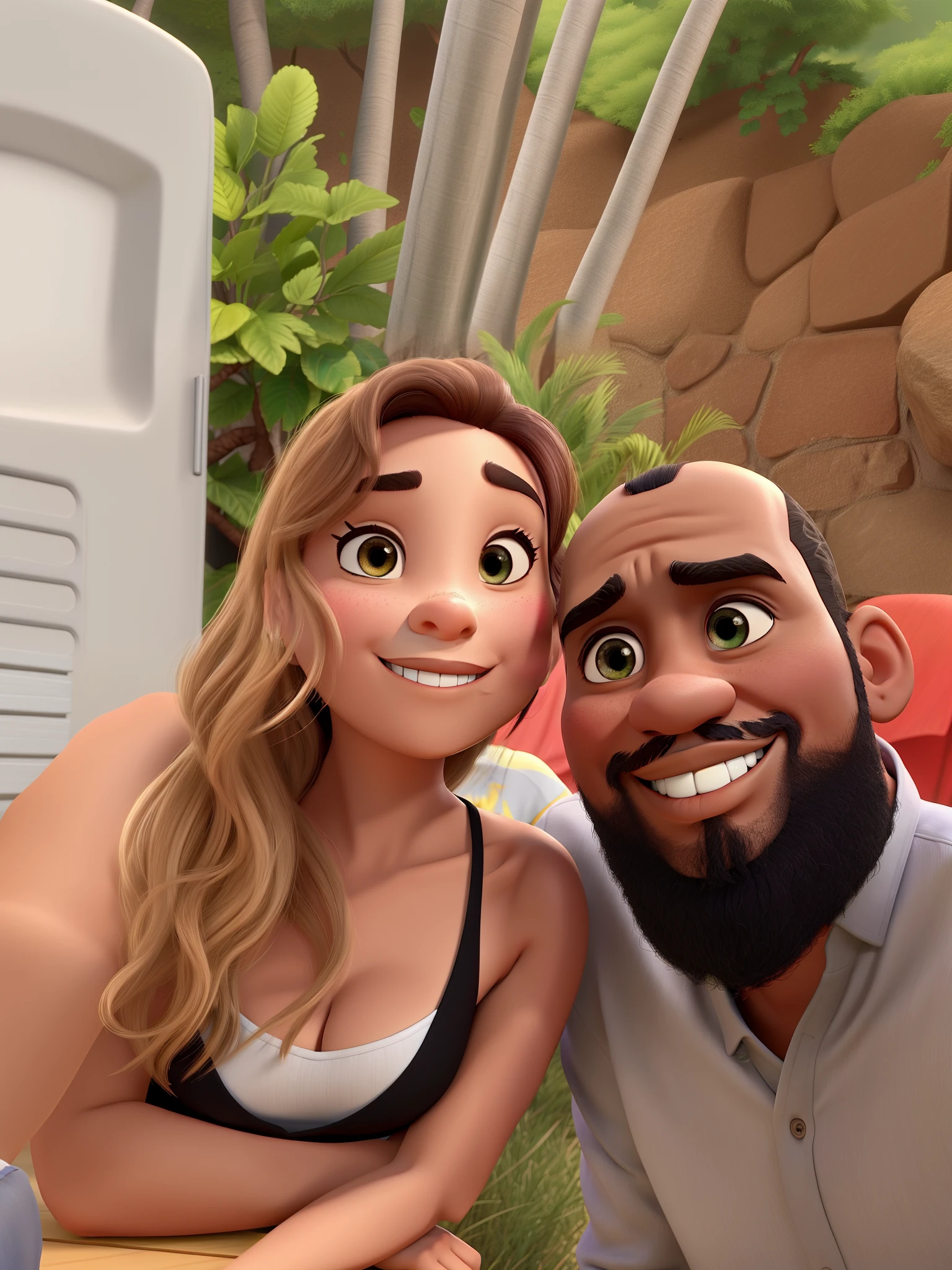 CASAL NEGRO ESTILO DINEY PIXAR. ALTA QUALIDADE MELHOR QUALIDADE