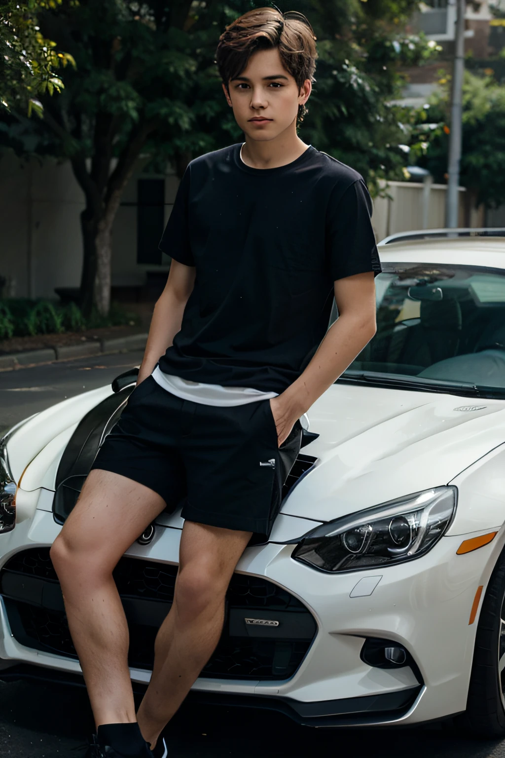 best qualityer, work of art,shirtless boy with yellow lines on his body