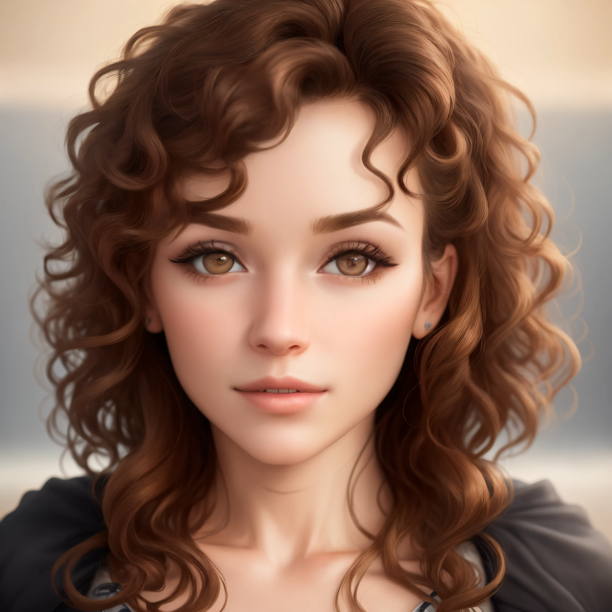 Human in real life. Realistic human female