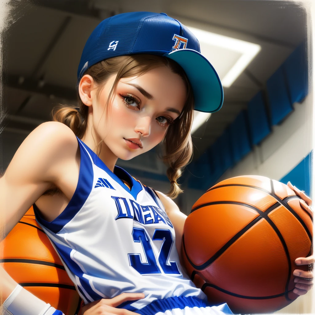 Make a stylish basketball cap