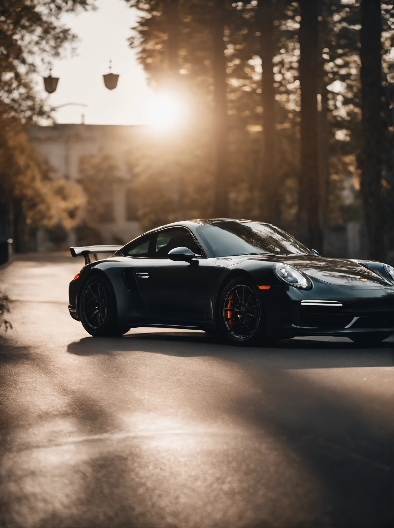 masterpiece, best picture quality, high resolution, 8K, realistic photo, car commercial photography, porche with fashion model, shot on Hasselblad camera, medium format, professional lighting, bright lighting, dramatic lighting, mobility brand commercial photography, light flow, neo glow, long explore, wide angle