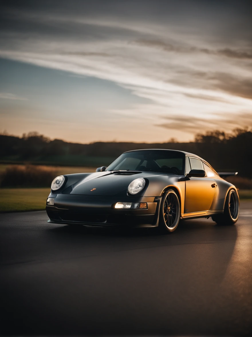 masterpiece, best picture quality, high resolution, 8K, realistic photo, car commercial photography, porche, shot on Hasselblad camera, medium format, professional lighting, bright lighting, dramatic lighting, mobility brand commercial photography, light flow, neo glow, long explore, wide angle