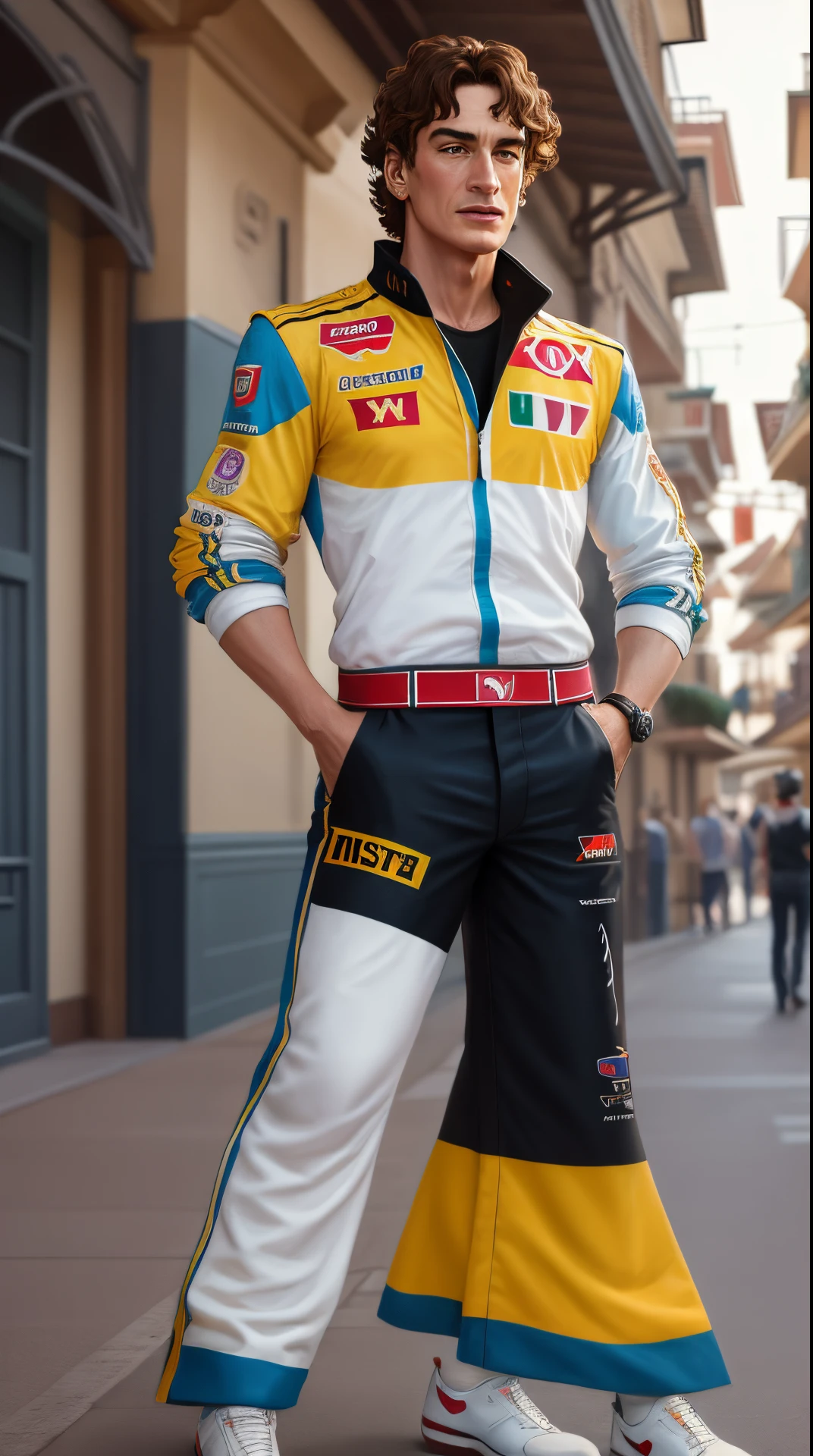 Ayrton senna estilo Disney pixar