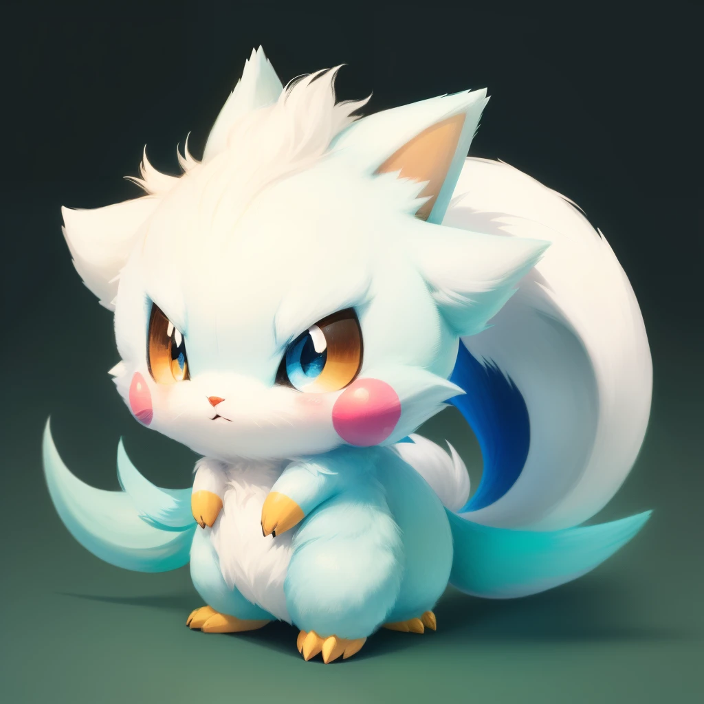 Pokemon cute whitish final evolution type