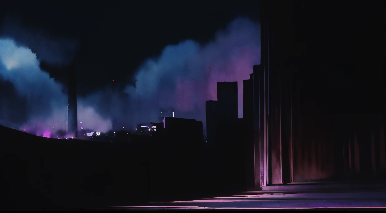 ((masutepiece)), (Professional Photography:1.2), (High Definition:1.3), Best Quality, from below, (watercolor painting:1.3), wide shot, (erotic atmosphere), (abstract painting), cityscape, (Night sky), (simple black background:1.10), deep purple fine ink