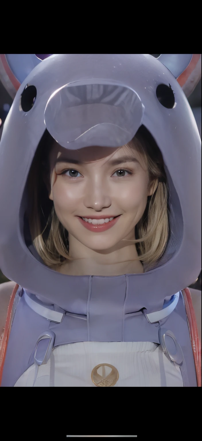 bloom, lens flare, (8k, RAW, professional, best quality, masterpiece:1.2), (realistic,photorealistic:1.37), ultra-detailed, (25mm portrait wide angle), (highest detailed skin:1.2), (highest detailed face:1.2), cinematic lighting, 1girl, European, straight blond hair, (windy), standing on the beach, night time, warm white light, look at the camera, bikini, polite smile
