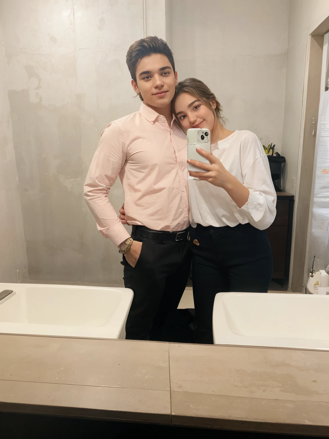 Girl boy in love