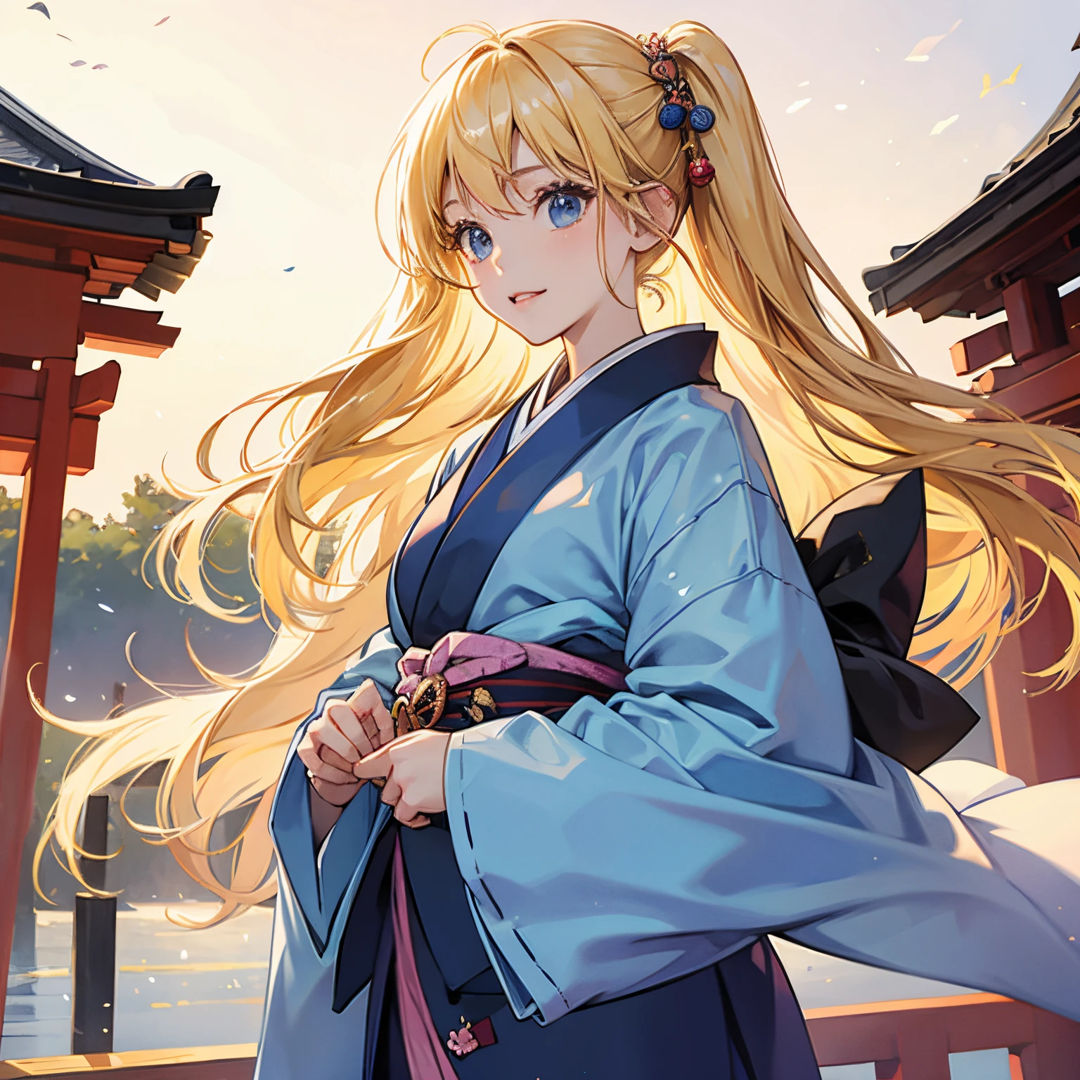 Japanese blonde girl cute clothes