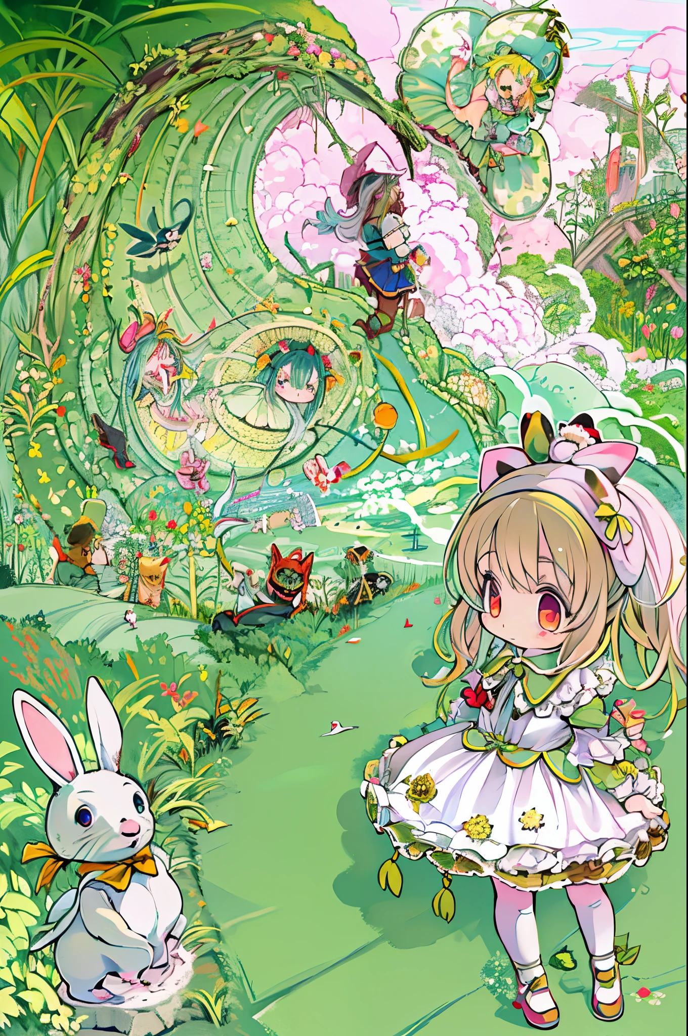 Alice \(Alice in Wonderland\),kawaii、tiny girl、
