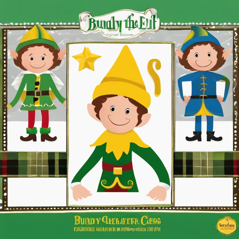 Buddy the Elf, the main character from the movie “Elf,” played by Will Ferrell, is an overly enthusiastic, childlike, and endearingly naive character. Raised by elves at the North Pole, he is tall and lanky, standing out comically among his elf peers. His appearance is characterized by his elf costume, which includes a green jacket, yellow tights, and a pointy elf hat, emphasizing his misplaced identity in the human world.,Elf (2003),Buddy the Elf, the main character from the movie “Elf,” played by Will Ferrell, is an overly enthusiastic, childlike, and endearingly naive character. Raised by elves at the North Pole, he is tall and lanky, standing out comically among his elf peers. His appearance is characterized by his elf costume, which includes a green jacket, yellow tights, and a pointy elf hat, emphasizing his misplaced identity in the human world.,face,photo