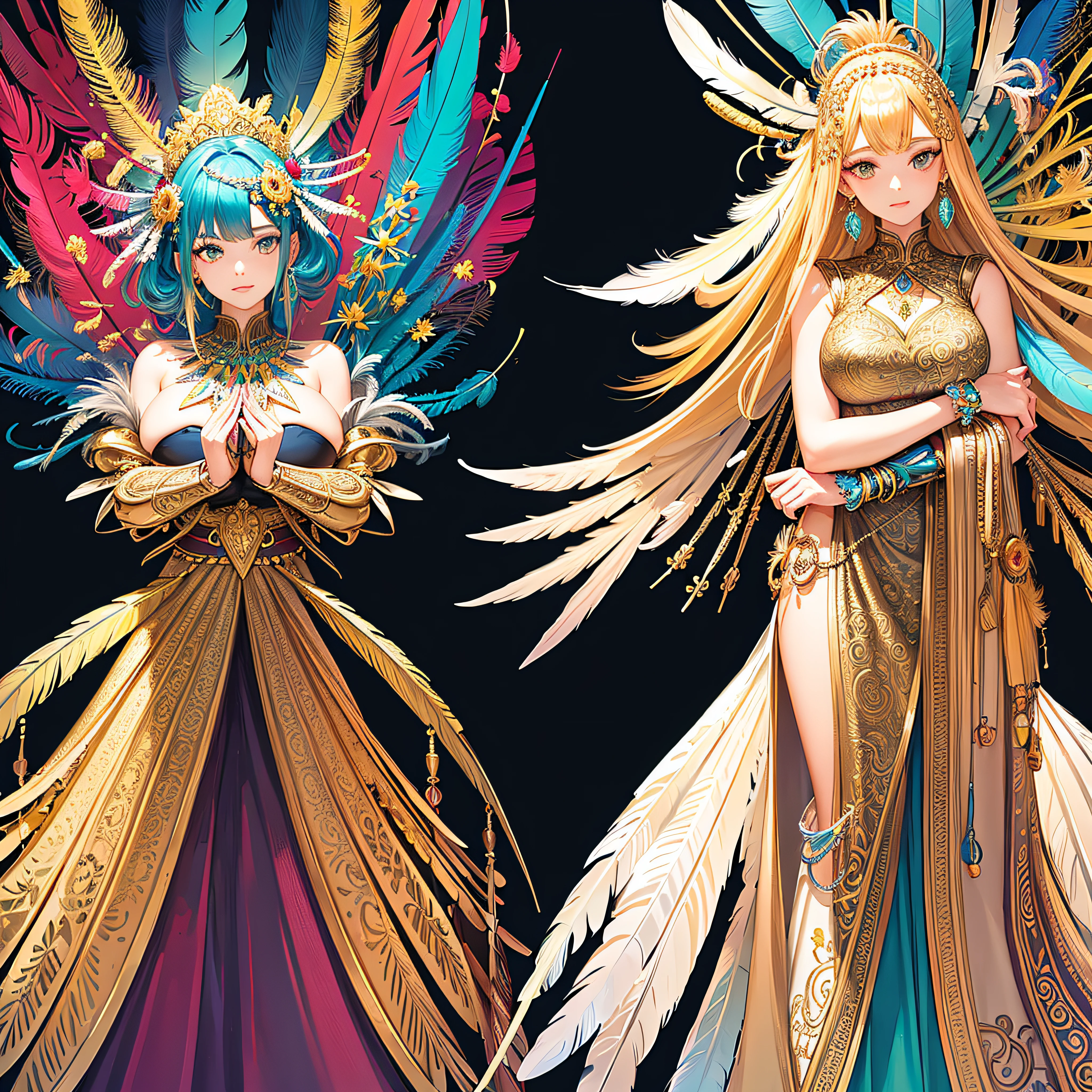 (masutepiece, of the highest quality, Best Quality, Official art, Beautiful and aesthetic:1.2), (1girl in:1.3), Extremely detailed,(Fractal Art:1.2),Colorful,highest details,(Zentangle:1.2), (Dynamic Pose), (Abstract background:1.5), (Congressional Dresses:1.2), (Shiny skin), (Many colors:1.4), Upper body, Thin gauze, Off-the-shoulder, blooming flower field, Glowing skin, lightsmile, Camel toe, Sexy, Bust, nakeness,From below,Ass Up wAIT