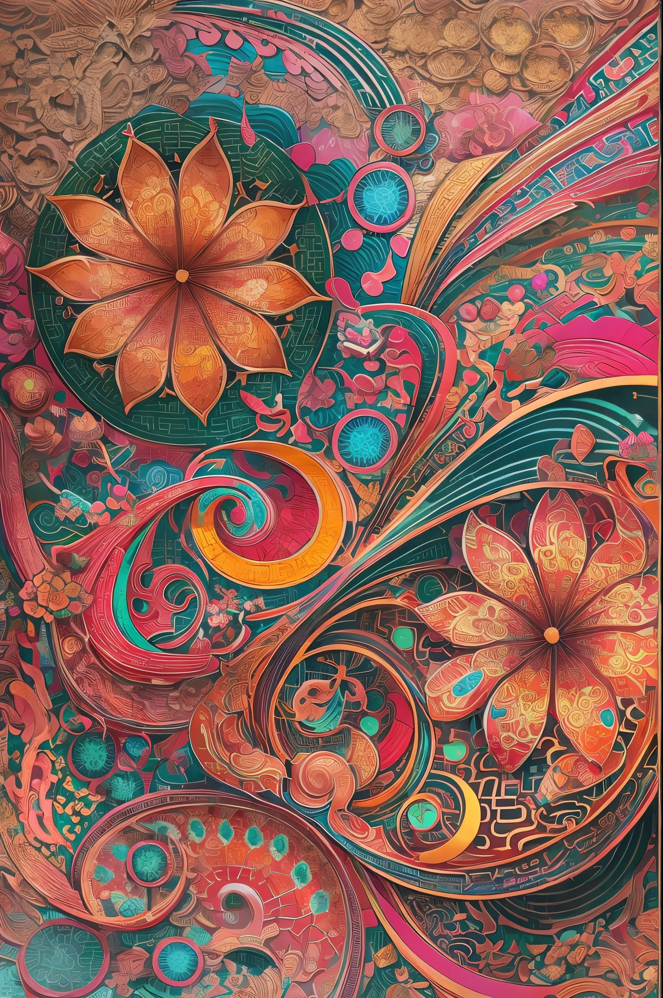 （tmasterpiece，top Quority，best qualtiy，offcial art，Beauty and aesthetics：1.2），（1girl：1.3），The is very detailed，（s fractal art：1.1），（a color：1.1）（blossoms：1.3），Most detailed，（ zentangle:1.2), (dynamic pose), (abstract background:1.3), (chinese Traditional cloth:1.2), (shiny skin), (many colors:1.4), ,(earrings:1.4)，