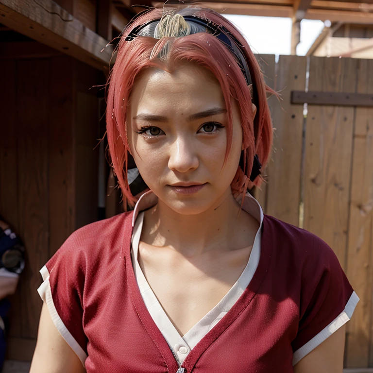 Sakura from naruto realistic,