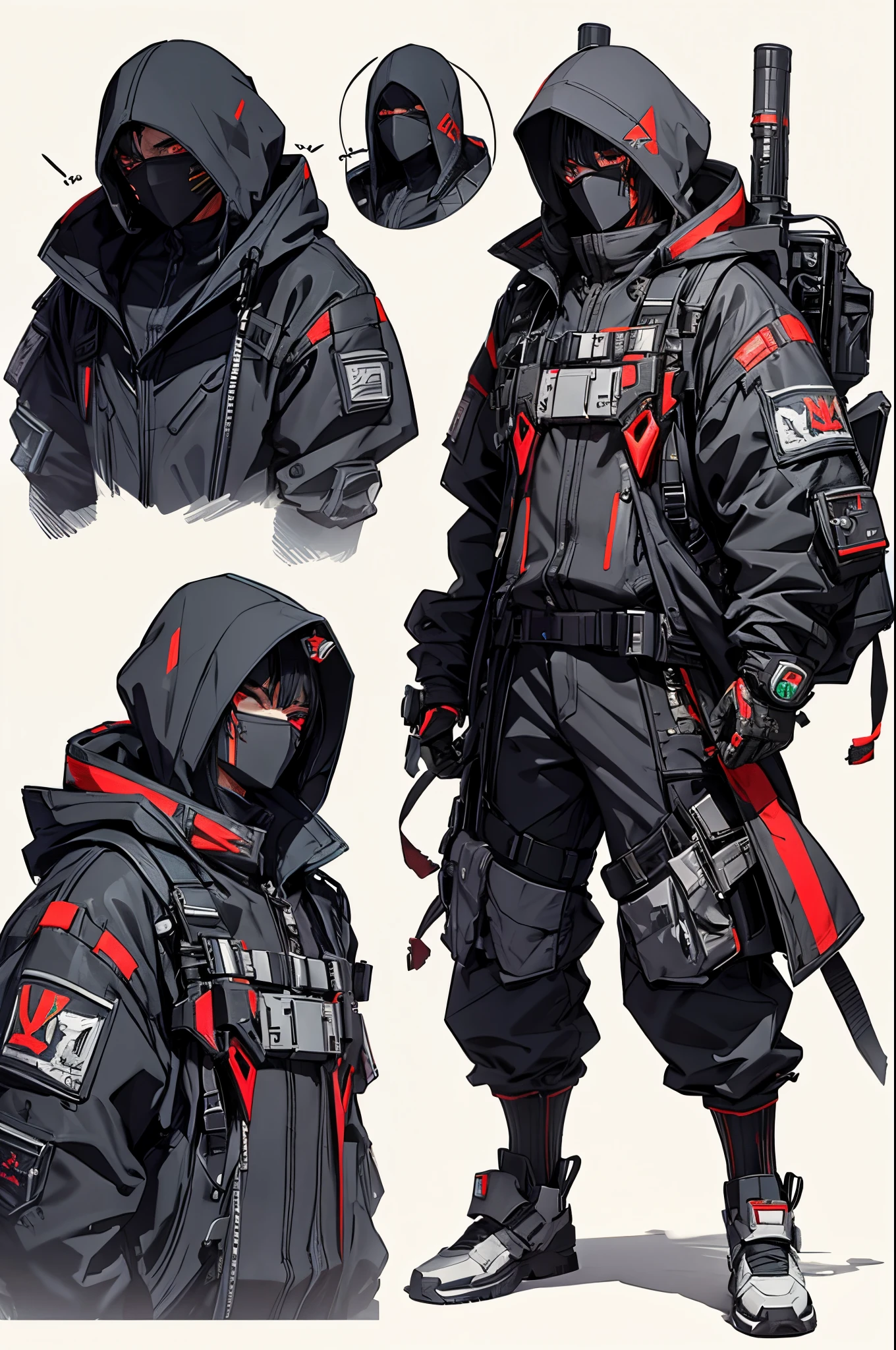 um personagem masculino de cyberpunk mmorpg, 4k, foto de hiper qualidade