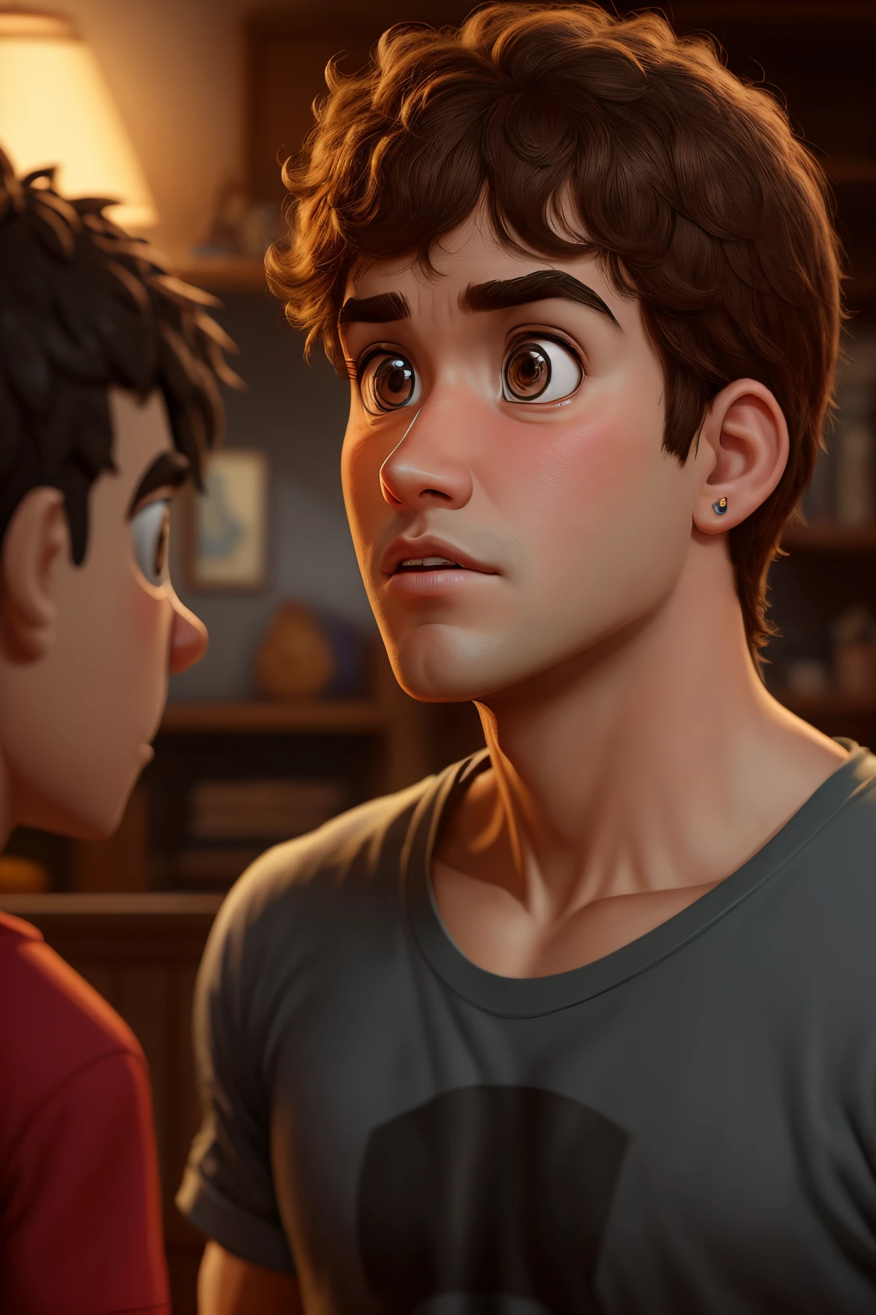 Pixar, menino, cabelo cacheado,