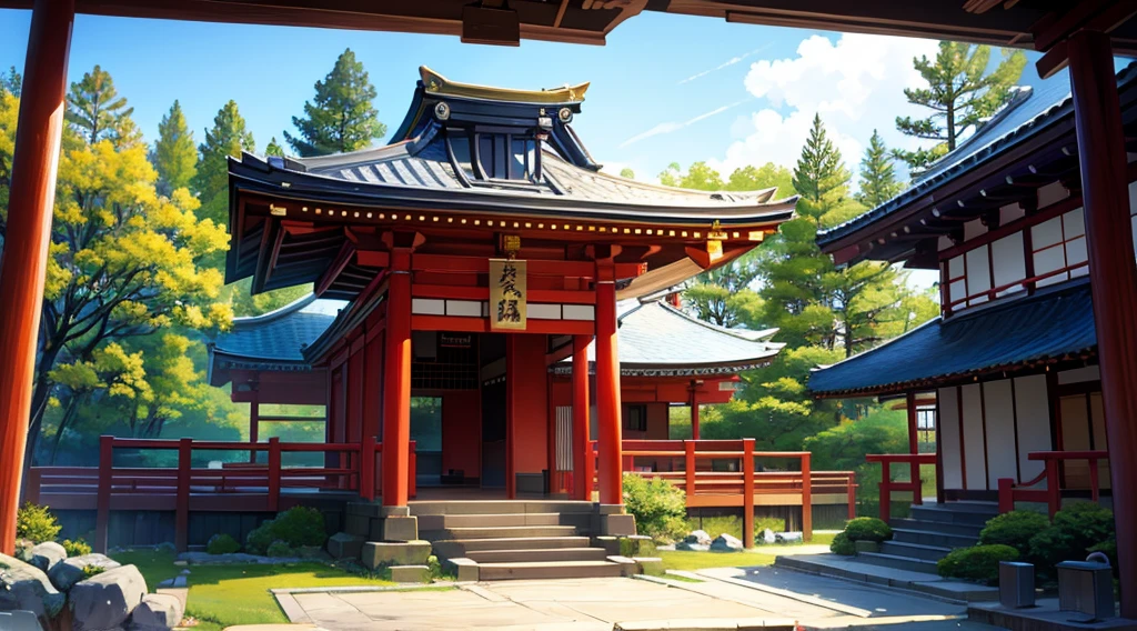 golden japanese shrine