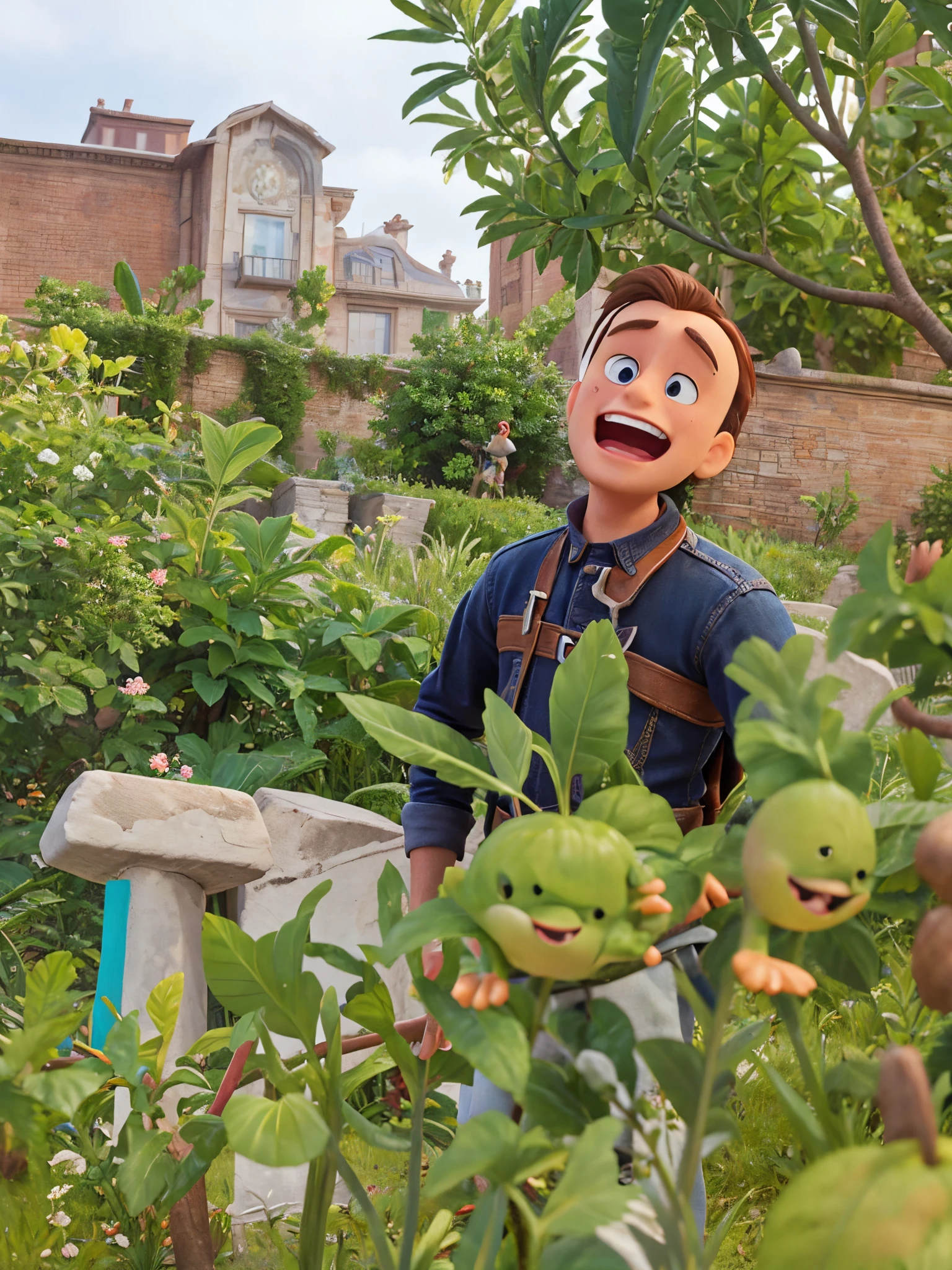 Turn this image into Disney pixar
