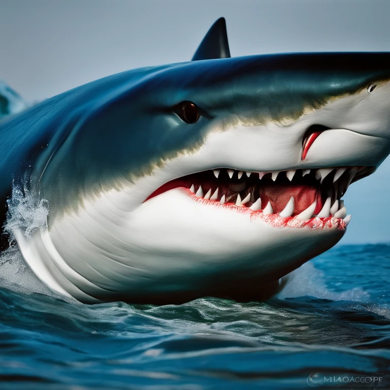 megalodon,Original creation,megalodon,face,photo