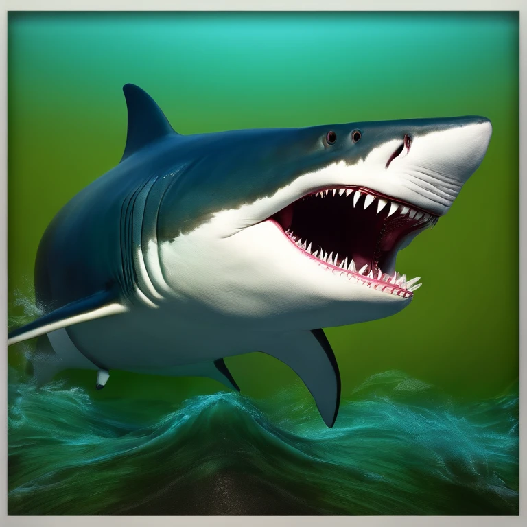 megalodon,Original creation,megalodon,face,photo