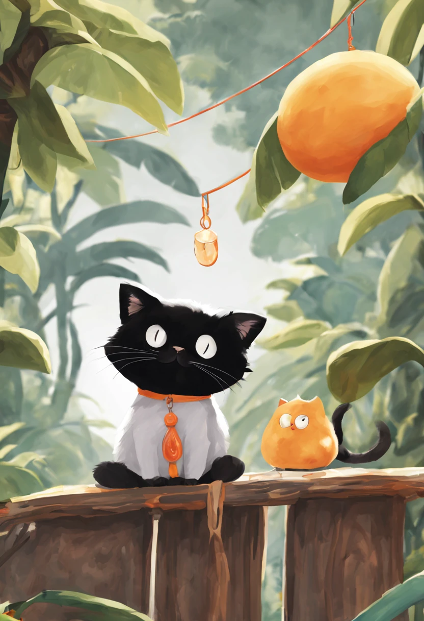 Num bairro tranquilo, Mochi, a single-coated cat, misturando as cores branca, preta e laranja, lives an everyday life with his human family. Entretanto, a series of extraordinary events begins when Mochi finds a mysterious necklace in shades of these three colors. Ao usar o colar, Mochi percebe que ganhou habilidades especiais associadas a cada uma das cores. White grants him temporary invisibility, allowing it to move stealthily around the neighborhood. O preto, por sua vez, gives Mochi incredible agility, allowing you to scale seemingly insurmountable heights. E o laranja, surpreendentemente, gives Mochi the power to understand the language of birds.