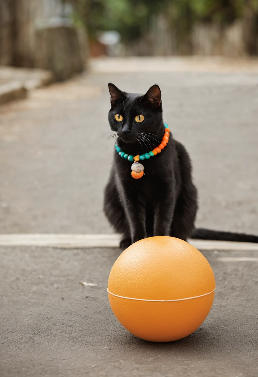 Num bairro tranquilo, Mochi, a single-coated cat, misturando as cores branca, preta e laranja, lives an everyday life with his human family. Entretanto, a series of extraordinary events begins when Mochi finds a mysterious necklace in shades of these three colors. Ao usar o colar, Mochi percebe que ganhou habilidades especiais associadas a cada uma das cores. White grants him temporary invisibility, allowing it to move stealthily around the neighborhood. O preto, por sua vez, gives Mochi incredible agility, allowing you to scale seemingly insurmountable heights. E o laranja, surpreendentemente, gives Mochi the power to understand the language of birds.