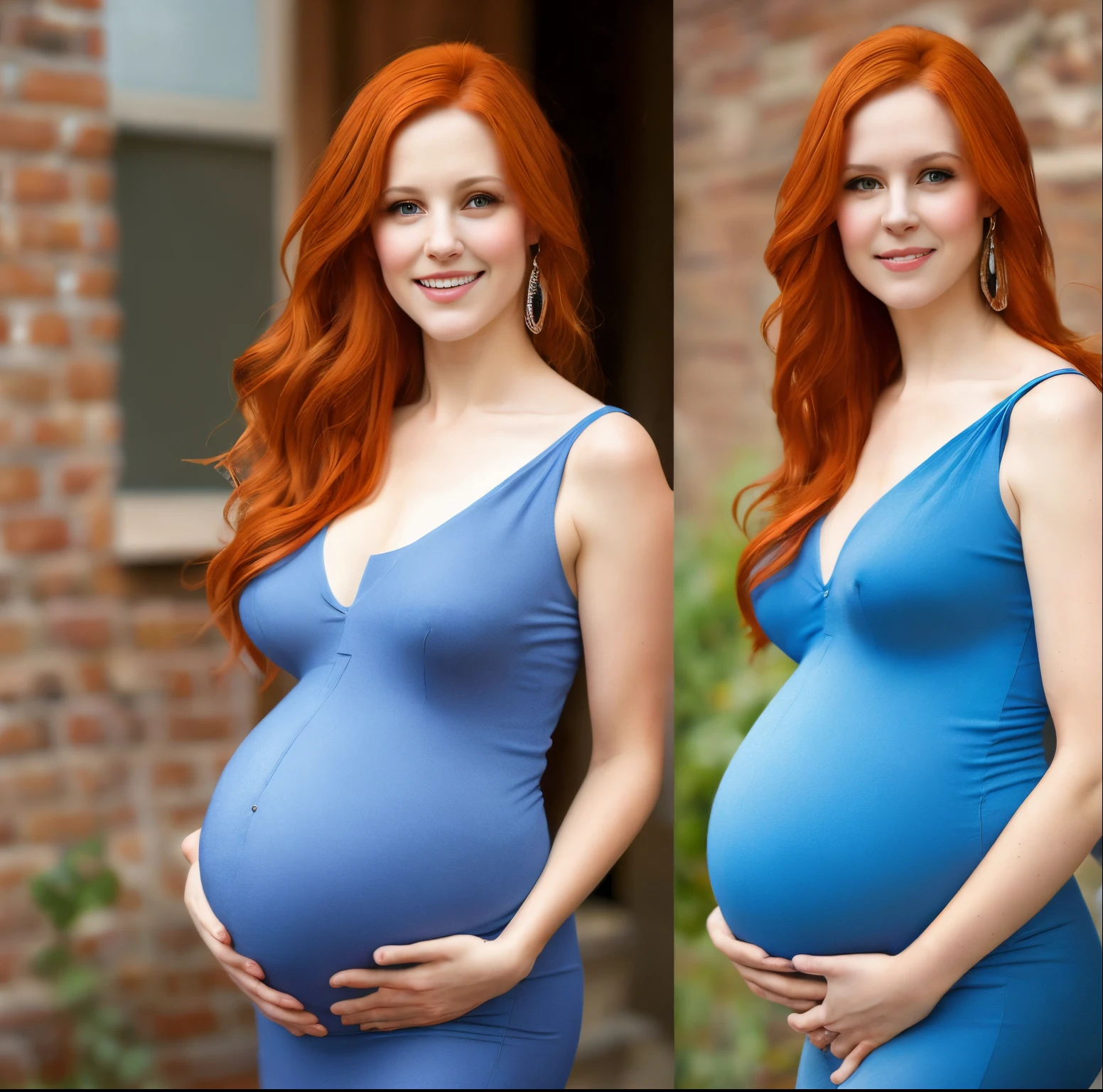 Redhead pregnant