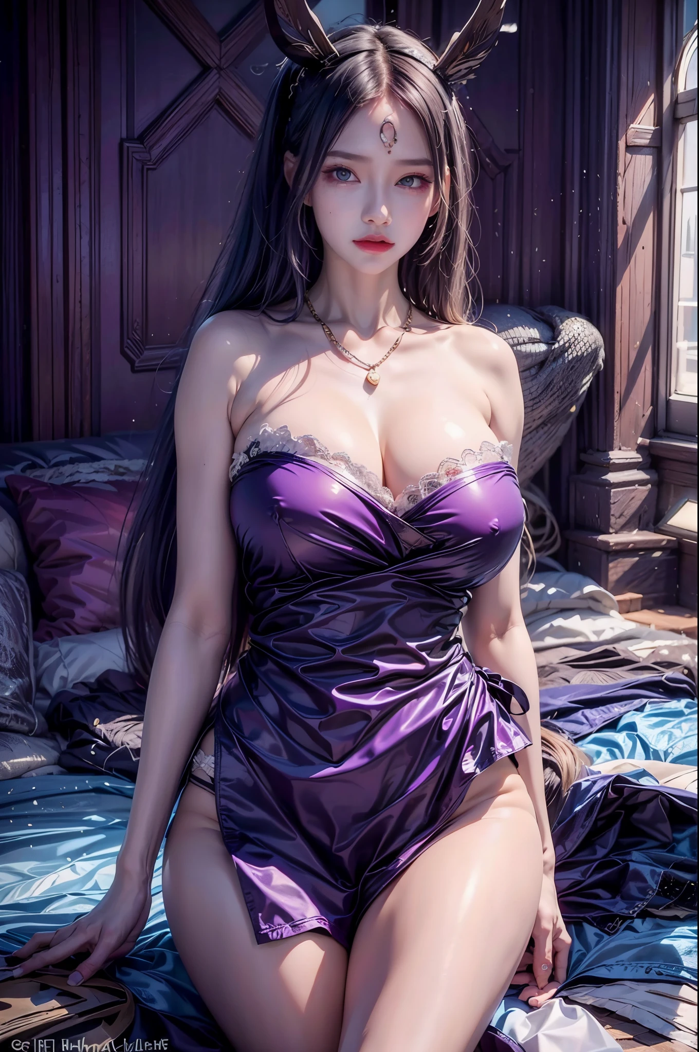 realistic, 1girls, best quality, 12k, HD, long hair, big round breasts, cleavage, ponytail, necklace, jewelry, shorts, short jacket, slim hips, hair tie, yellow eyes, black hair, super detailed, Detail eyes, hair details, person details, mouth details, face details, breast details, clothes details, hair details, pants details, hand details, whole body