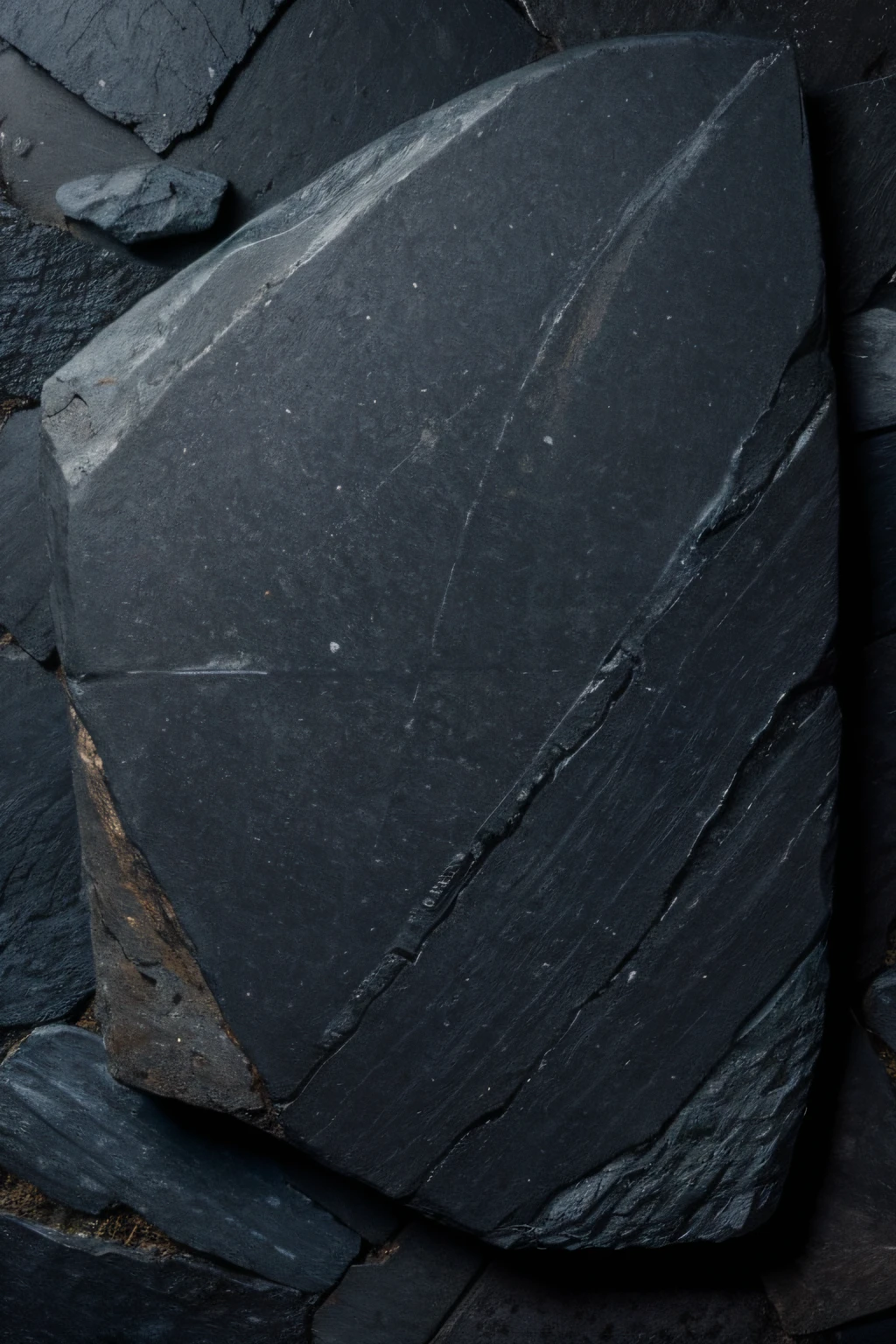 There are words on the slate cultural relics