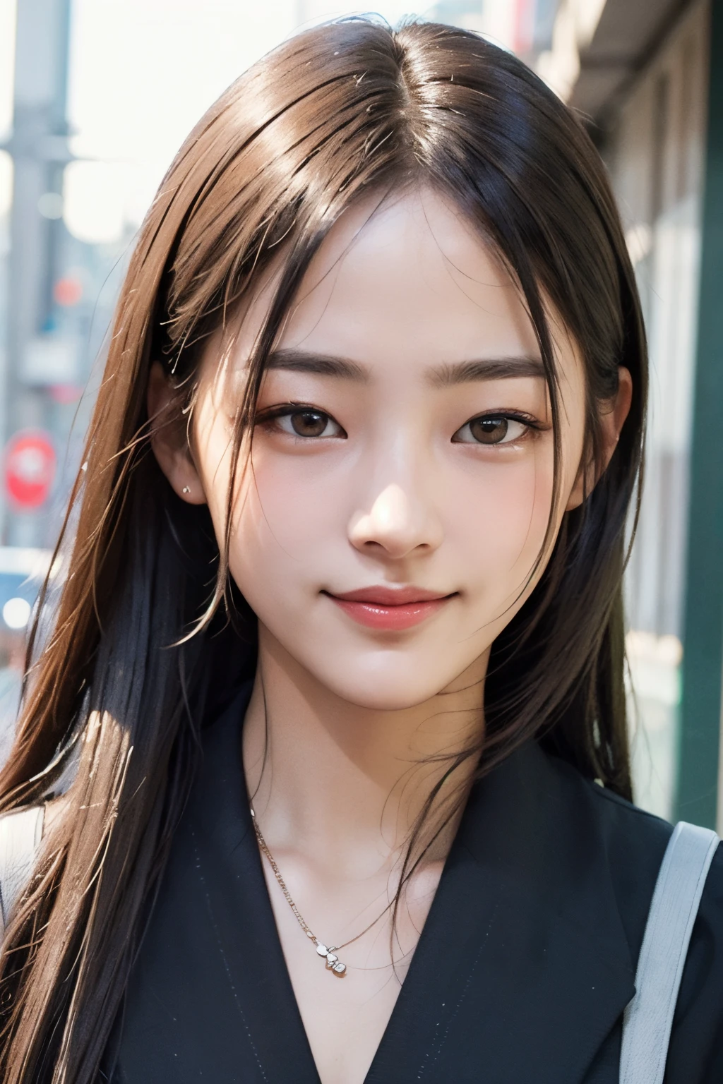 masterpiece, best picture quality, high quality, beautiful girl, Japanese, Japanese school girl, popular Korean makeup, detailed, swollen eyes, detailed eyes, detailed skin, beautiful skin, ultra high resolution, (reality: 1.4), very beautiful, slightly younger face, beautiful skin, slender, (ultra realistic), (illustration), (high resolution), (8K), (highly detailed), (best illustration), (beautifully detailed eyes), (super detailed), (wallpaper), (detailed face), looking at viewer, fine details, detailed face, pureerosfaceace_v1, smiling, looking straight ahead, looking straight ahead, angle from waist up, realistic photo, bright lighting, professional lighting, blonde, long hair, dark abandoned, big red moon, gorgeous red and black dress, mature woman,キスショット・アセロラオリオン・ハートアンダーブレード