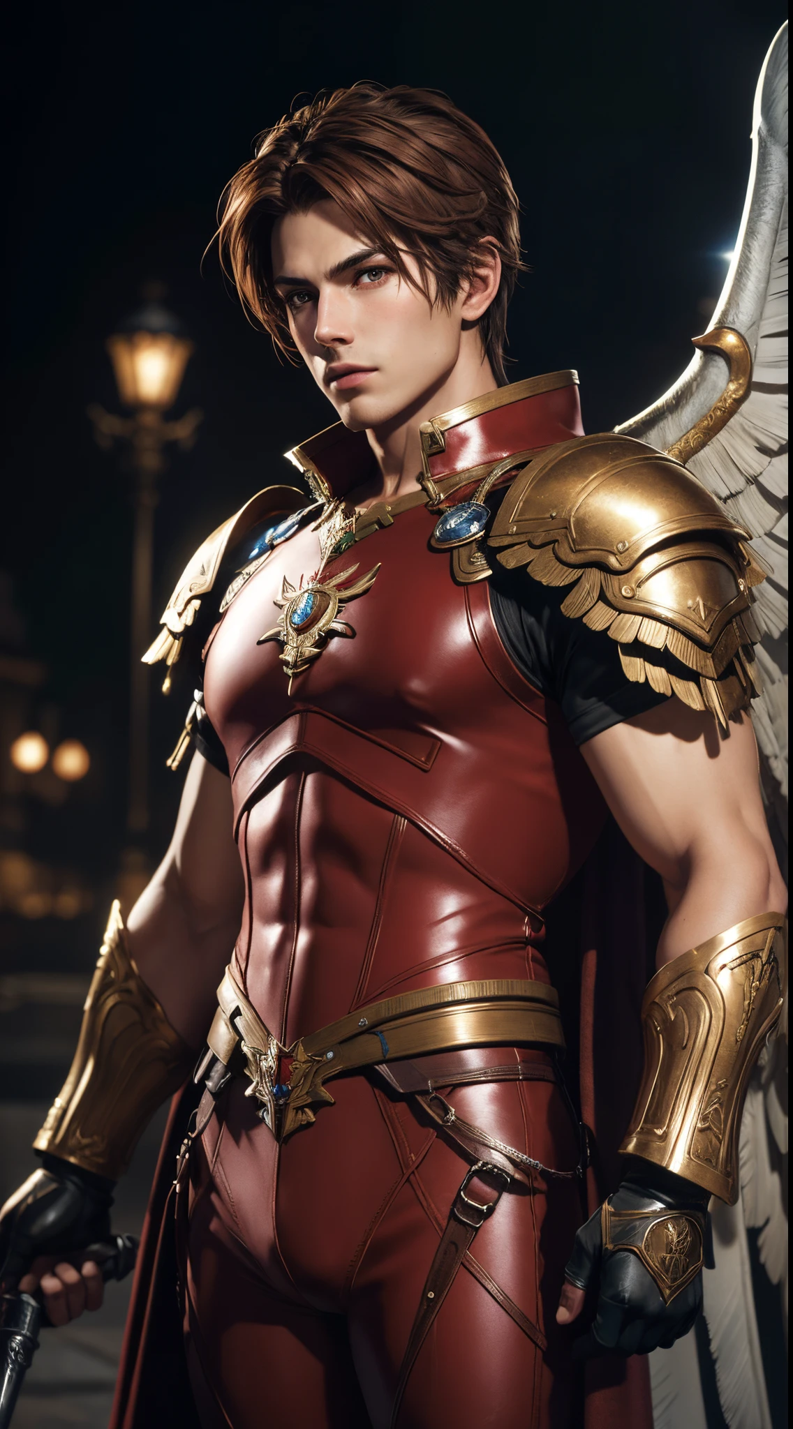 [Buff Toned Male Elf Hero] beautiful, proper proportions, handsome male fairy man, chest out, with blue and gold details, two large wings, enchanted kingdom in the background, bokeh, vibrant colors, order of priority, desirable assets, RTX textures, beautiful work, superb craftsmanship, masterfully aligned, extremely intricate, detailed features, defined edges, intense focus, HDRI SDR, pic vid, hyper realistic,  high quality, full resolution, epic composition, cinematic lighting, full shot]:0.5 --auto