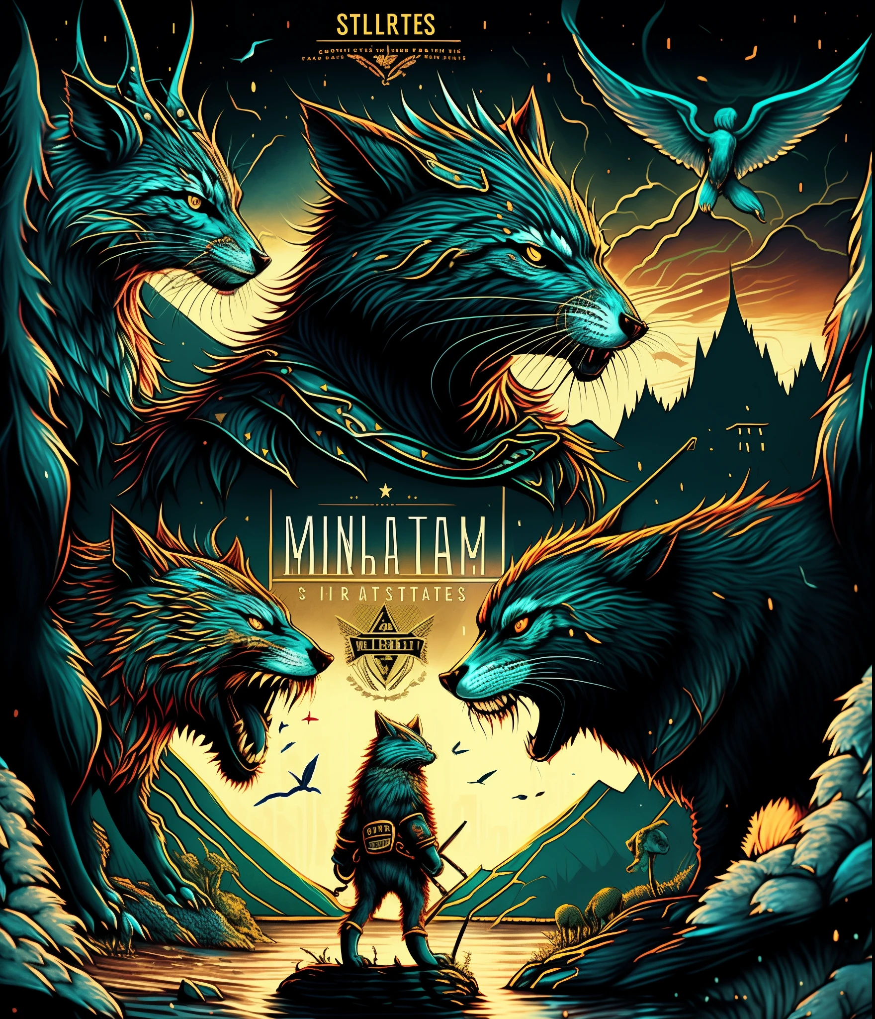 States as animals