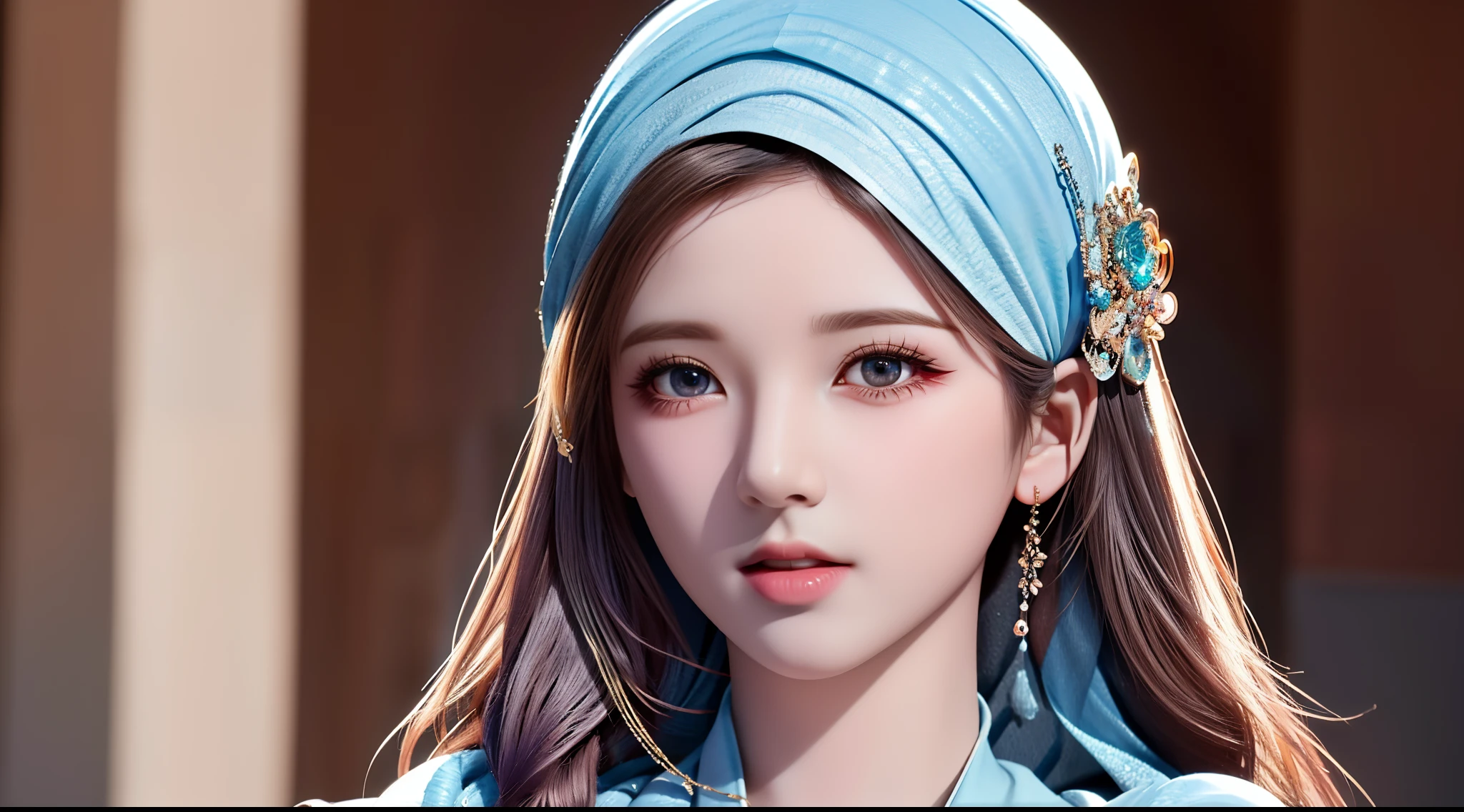 1girl, solo, beautiful face, high detailed realistic eyes, double eyelids, high detailed realistic pupils, upon body from head to waist, (wearing hijab:1.37), (moslem headscarf:1.37), reading glasses, sitting alone on a long chair, amazing mosque park background, taj mahal, best quality, masterpiece, highres, moslem female dress, Beautiful face, (upon body from head to waist:1.35), tyndall effect, photorealistic, dark studio, two tone lighting, 8k uhd, dslr, soft lighting, high quality, volumetric lighting, candid, Photograph, high resolution, 4k, 8k, Bokeh, (hyperrealistic girl), (illustration), (high resolution), (extremely detailed), (best illustration), (beautiful detailed eyes), (best quality), (ultra-detailed), (masterpiece), (wallpaper), (photorealistic), (natural light), (rim lighting), (detailed face), (high detailed realistic skin face texture), (anatomically correct), (heterochromic eyes), (detailed eyes), (sparkling eyes), (dynamic pose), (hair completely covered by the hijab:1.35)