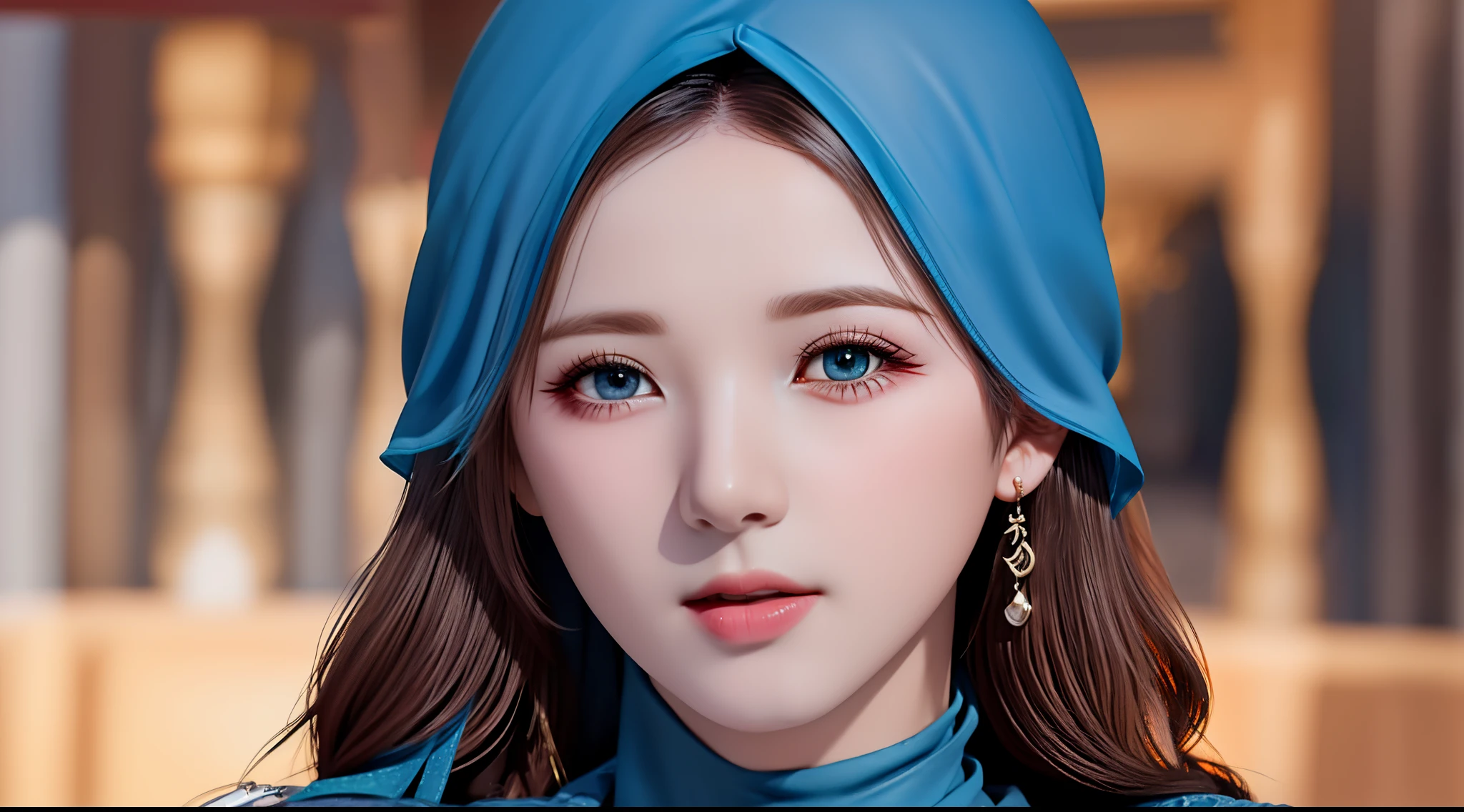 1girl, solo, beautiful face, high detailed realistic eyes, double eyelids, high detailed realistic pupils, (upon body from head to waist:1.36), (wearing hijab:1.37), (moslem headscarf:1.37), reading glasses, sitting alone on a long chair, amazing mosque park background, taj mahal, best quality, masterpiece, highres, moslem female dress, Beautiful face, (upon body from head to waist:1.35), tyndall effect, photorealistic, dark studio, two tone lighting, 8k uhd, dslr, soft lighting, high quality, volumetric lighting, candid, Photograph, high resolution, 4k, 8k, Bokeh, (hyperrealistic girl), (illustration), (high resolution), (extremely detailed), (best illustration), (beautiful detailed eyes), (best quality), (ultra-detailed), (masterpiece), (wallpaper), (photorealistic), (natural light), (rim lighting), (detailed face), (high detailed realistic skin face texture), (anatomically correct), (heterochromic eyes), (detailed eyes), (sparkling eyes), (dynamic pose), (hair completely covered by the hijab:1.35)
