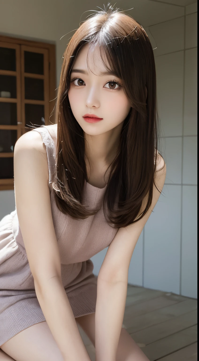 Sit up,年轻,white short pants,Long T-shirt,teens girl,Delicate body,petite body,Delicate body,small tits,tiny chest,A dark-haired,Very Longhair,dollhouse
