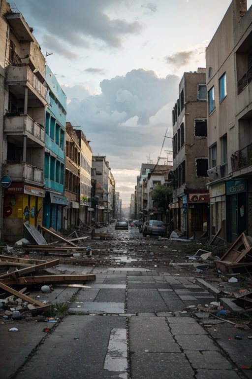 city in ruins