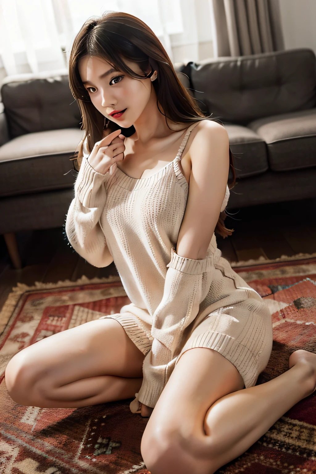 Knitted Dresses、A sexy、Will、sexual act