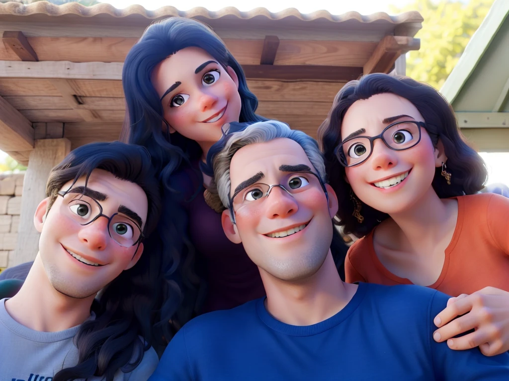 Obra-prima, de melhor qualidade, family together on a farm