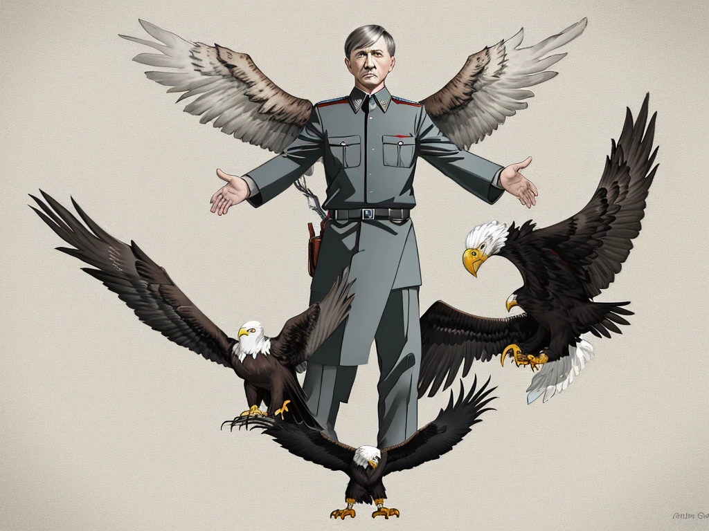 Hitler  bald eagle America