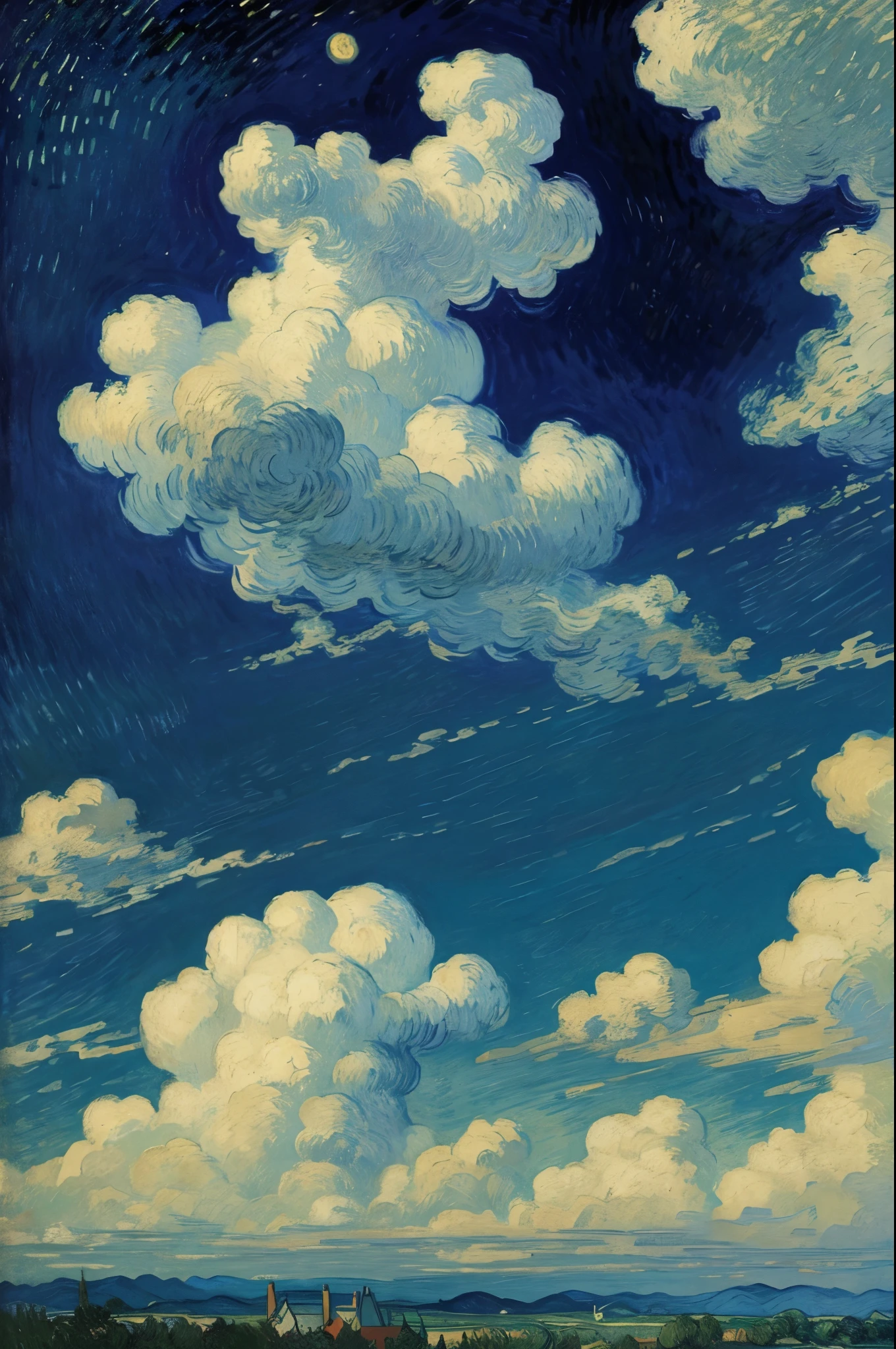 Vincent Van Gogh&#39;clouds