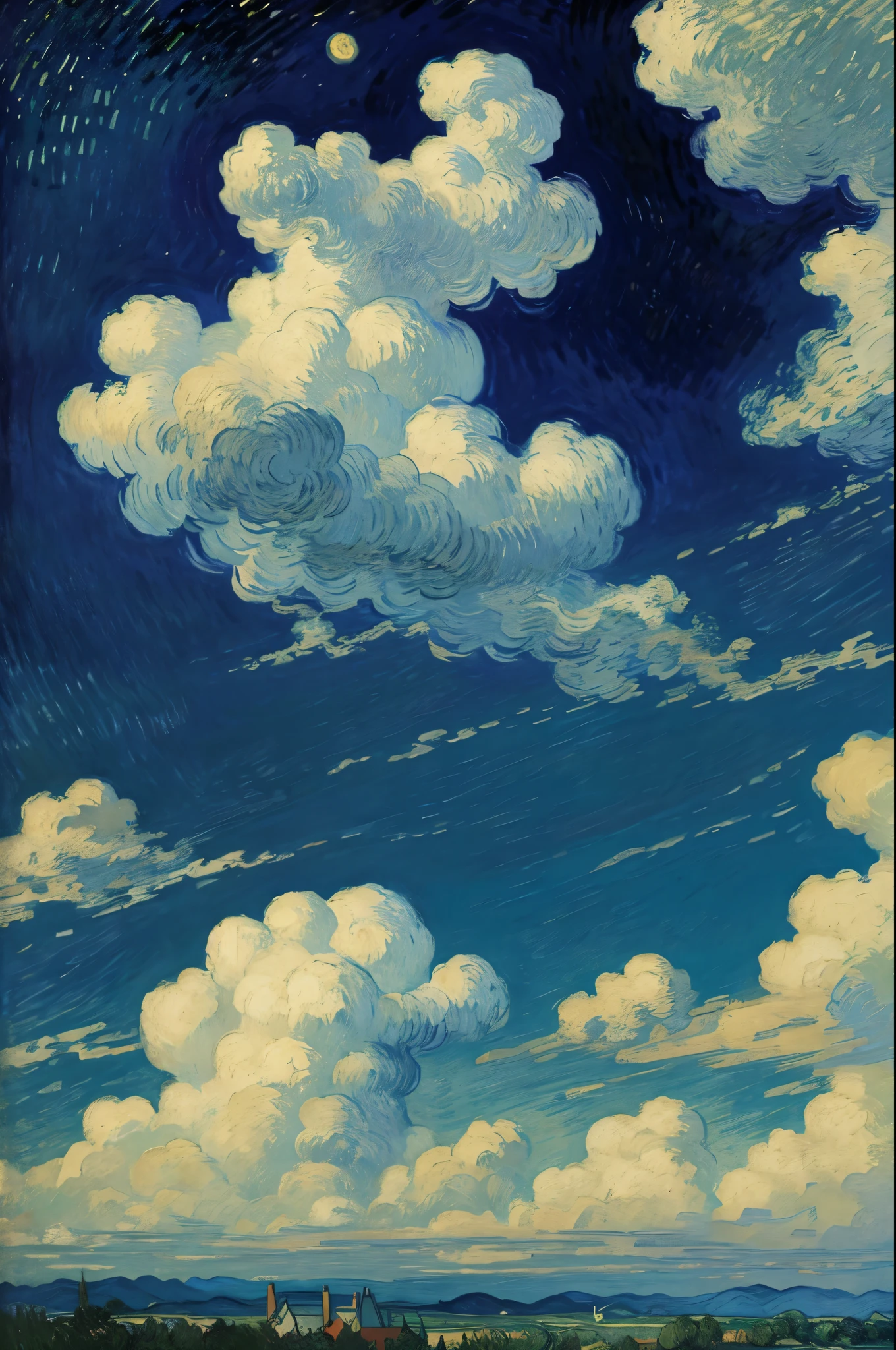 Vincent Van Gogh'clouds
