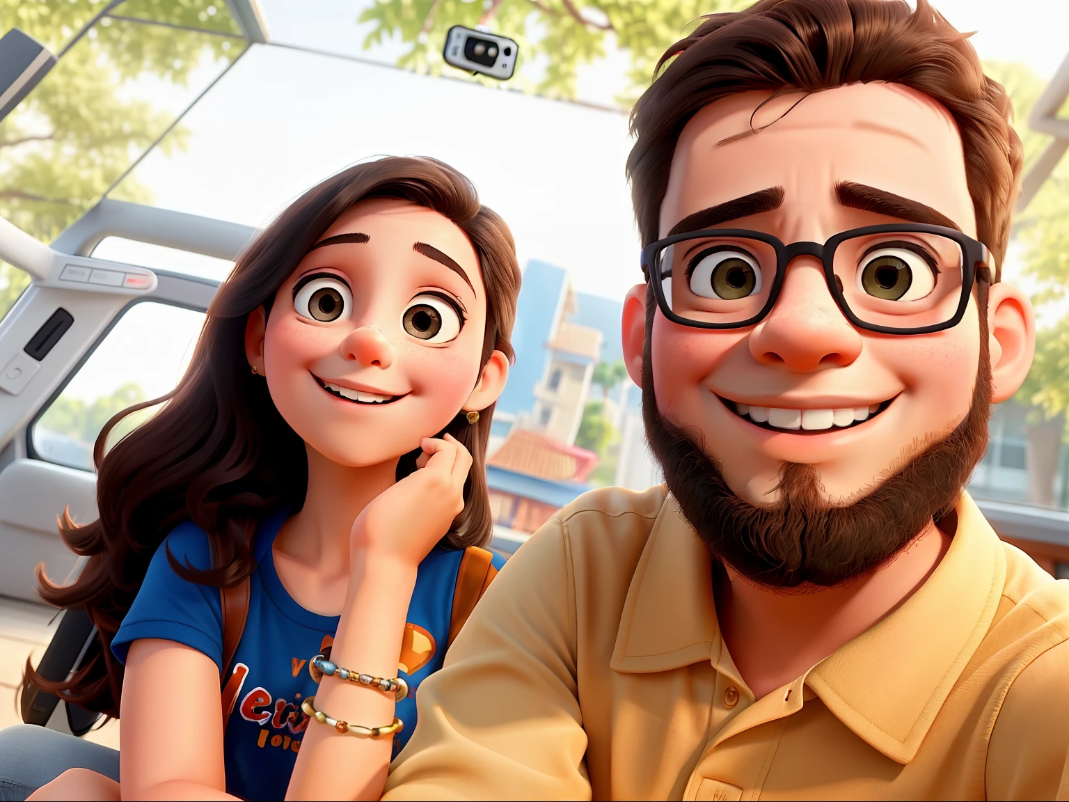 there is a young boy and girl posing for a picture together, facebook post, happy couple, ghutra and egal, reddit post, selfie photo, smiling couple, 8k selfie photograph, in love selfie, captured on iphone, jayison devadas, selfie photography, profile pic, portrait mode photo, candid picture, shot with iphone 1 0