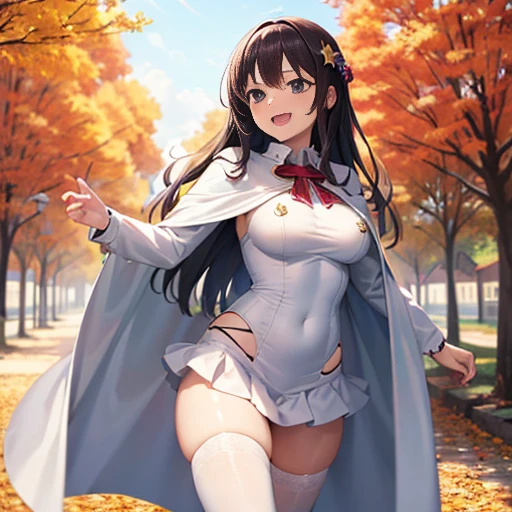 ((Highest quality)), ((masterpiece)), (detailed), One woman、Big Breasts、office、Belly、Corporate Suits