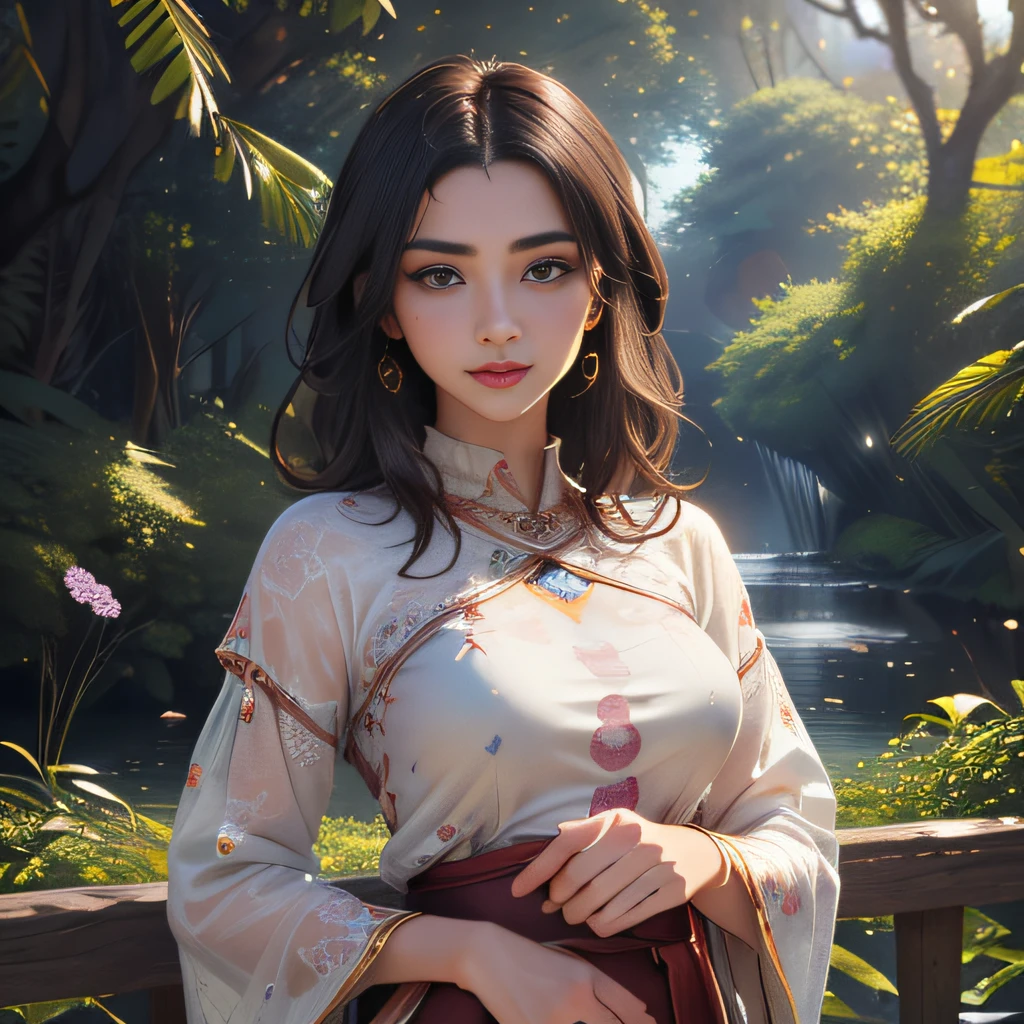 (extremely detailed 8K wallpaper:2), (photo:2), (24 years old Xuan Beautiful girl:2), (gives a lecture to friends:2), Detailed (Face & Eyes), (hyper realistic:1), (Highly detailed:1), (Epic Realistic:1), rim light, (Maximum details:1), Cosy, (body complet:1.3), (looking a viewer:2), (Attractive qualities of a woman:2), (attractive female:2), (Attractive:2), Smile, intelligence, sympathy, Grace, A sense of style, Fitness, Care, optimism, (sensitivity:2), frankness, Romantic gestures, playfulness, Fashion Sense, (sensuality:2), charm, modesty, Thoughtfulness, (femininity:1), flirtatiousness, warmth, (Physical Attractiveness:2), beautiful smile, Love of Life, Strength and power, Vulnerability, curiosity, wonder, Love, (Nature's prehistory:2), Kawaii, waifu, beautiful breasts, (attractive body:2), (handsome body:2), BEAUTIFUL POSE, attractive pose, (nice feet:1.0), (beautiful clothing:1), (Classic clothes:2), (elegant clothing:2), (European Clothing:2), detailed clothes, (upskirt:1), (blouse:1), (provocative pose)