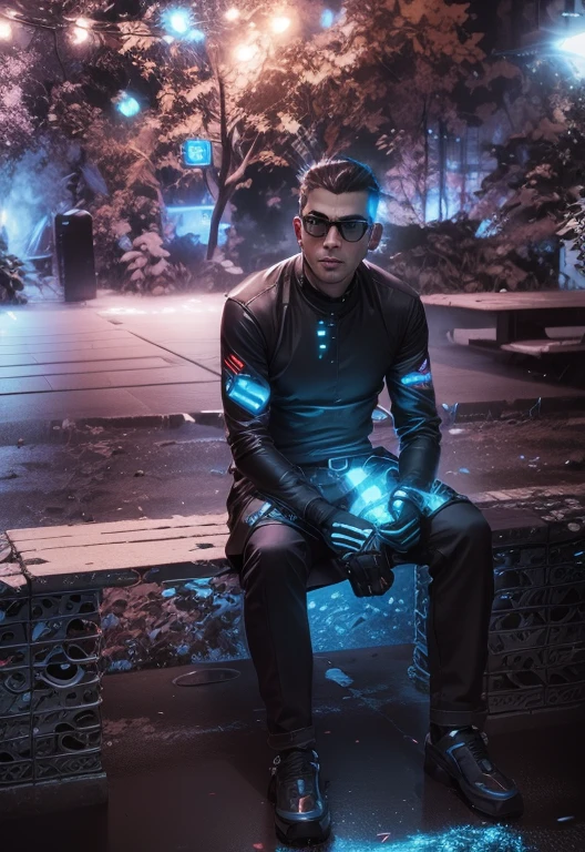 Change background cyberpunk handsome, realistic face, 8k, ultra realistic,