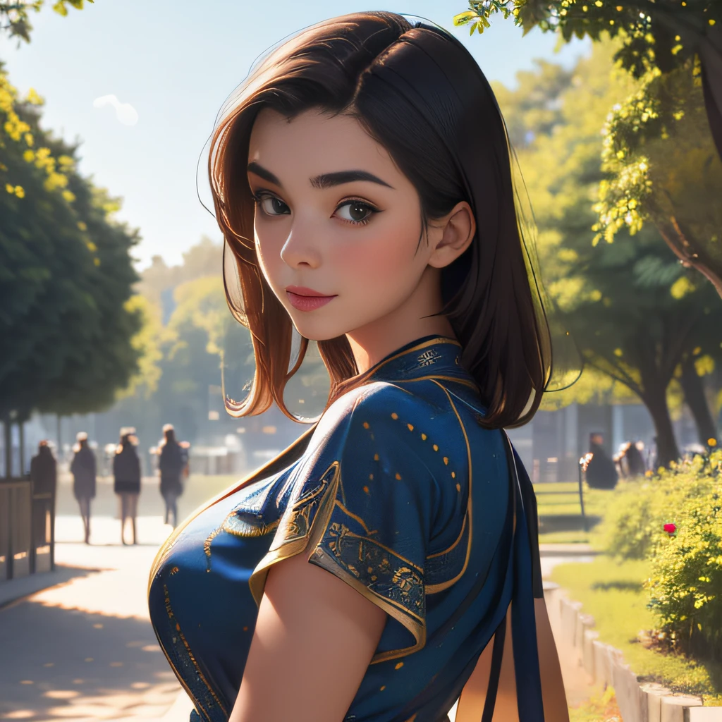 Best Quality, Masterpiece, cinematic lighting, intricate, simple background, detailed face, whole body, (describe:1.2), (pop art:1.3), line art, , , 1 girl, session, hanfu, ski style,, ,