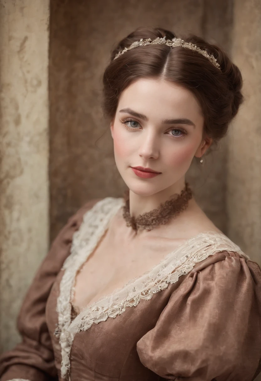 an old photo of a woman posing for a picture, wearing 1890s era clothes, 1900s photograph, 1 9 0 0 s photograph, european woman photograph, early 1 9 0 0's, 1905, 1 9 0 5, 1902, 1 9 0 0's photo, 1 9 0 2
